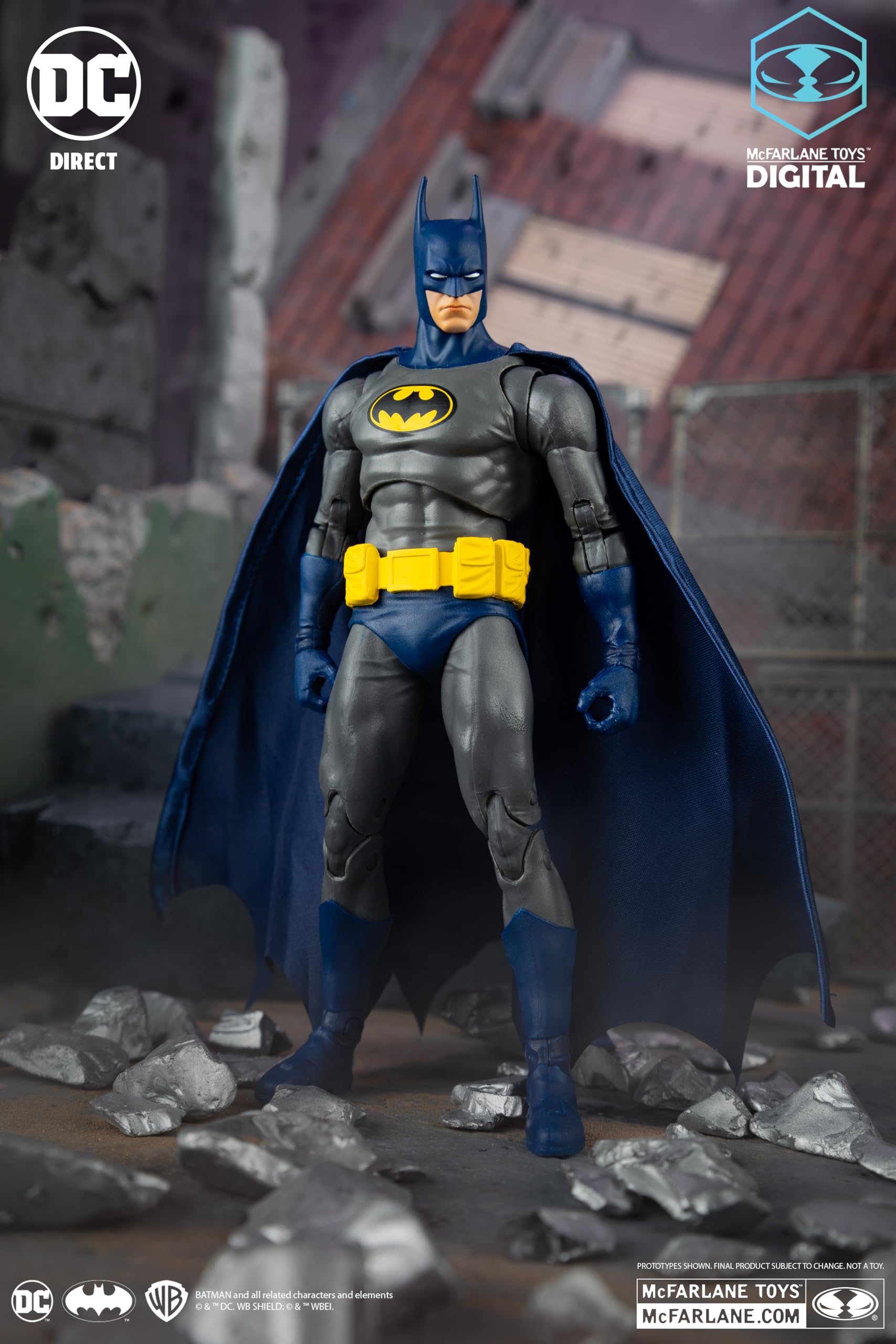 McFarlane DC Batman (No Man's Land) 7in Action Figure with Digital Collectible 9