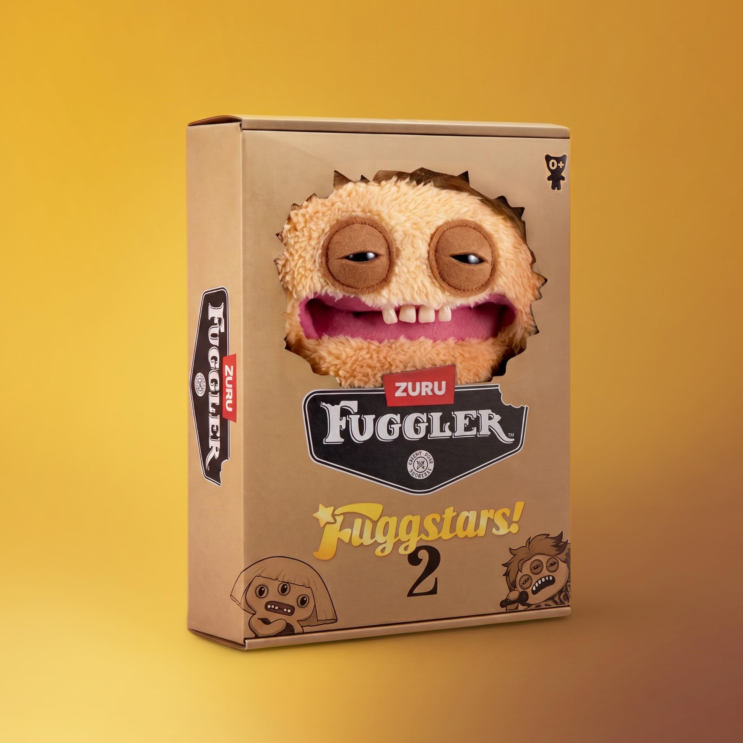 Fuggler Fugg Stars Series 2 9 Inch Plush Collectible Toy (Fuggbieb) - Multi-coloured, Polyester