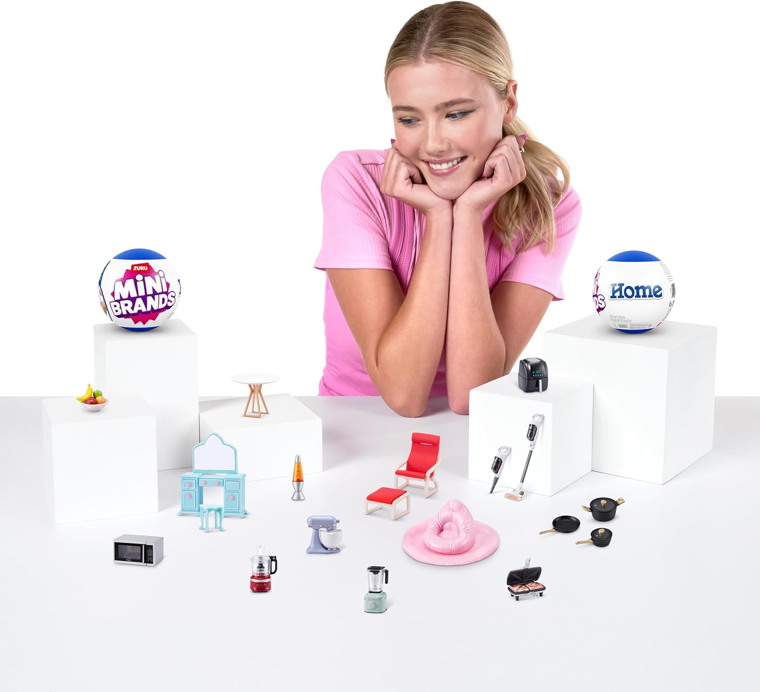 Mini Brands Home Capsule by ZURU - Collectible Mini Home Figures with Surprise Appliances, 3+ Years 5
