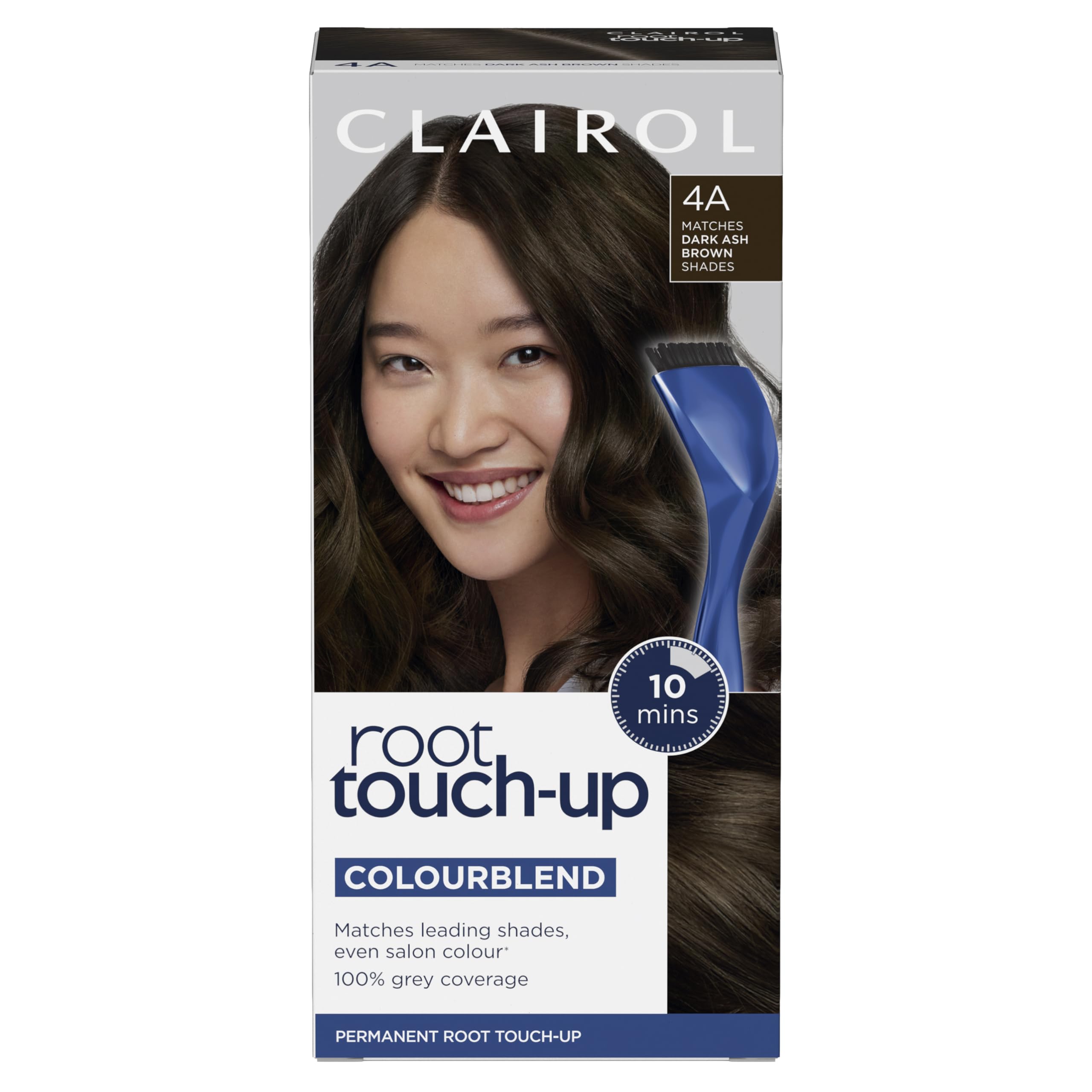 Clairol Root Touch-Up Permanent Hair Dye - 4A Dark Ash Brown