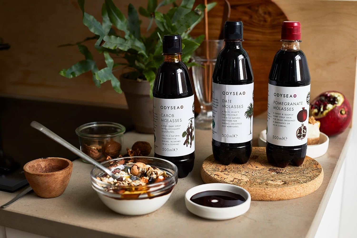 Odysea 100% Pomegranate Molasses, No Added Sugars, 500ml 5