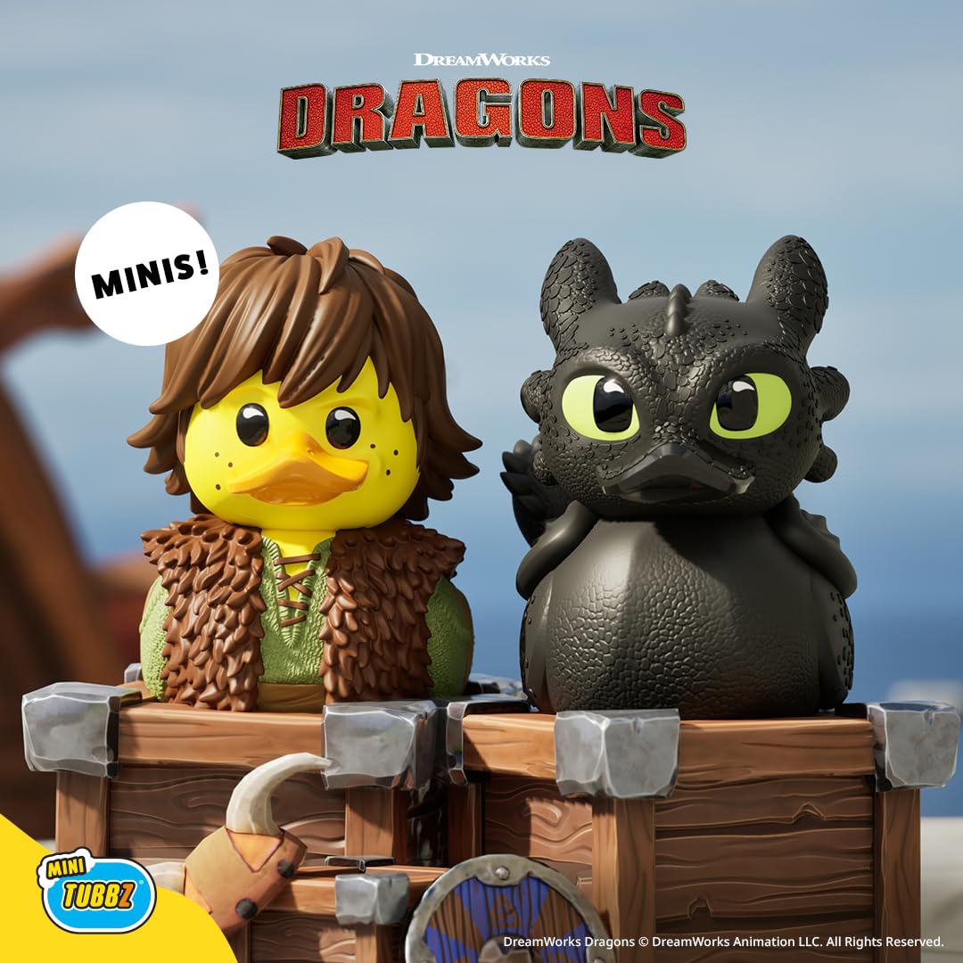 TUBBZ Mini How To Train Your Dragon - Toothless Cosplaying Rubber Duck Vinyl Figure 6