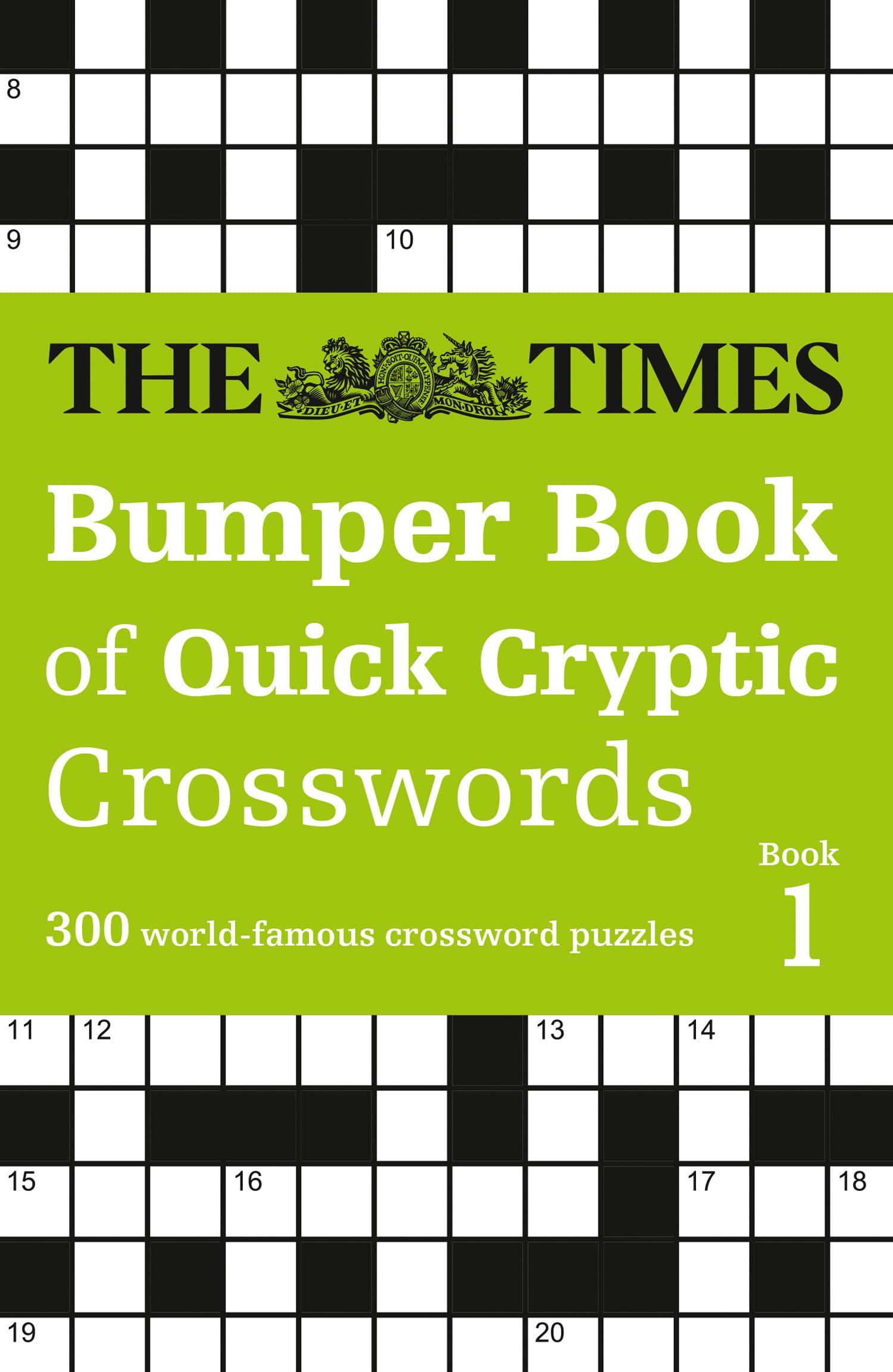 Times Books The Times Bumper Book of Quick Cryptic Crosswords Book 1 | 300 Puzzles | Paperback