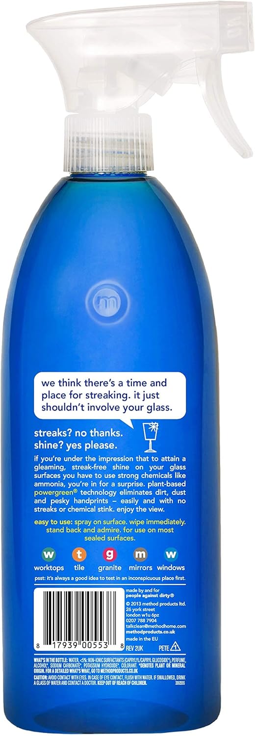 Method - Glass Cleaner Spray Mint 828 ml 6