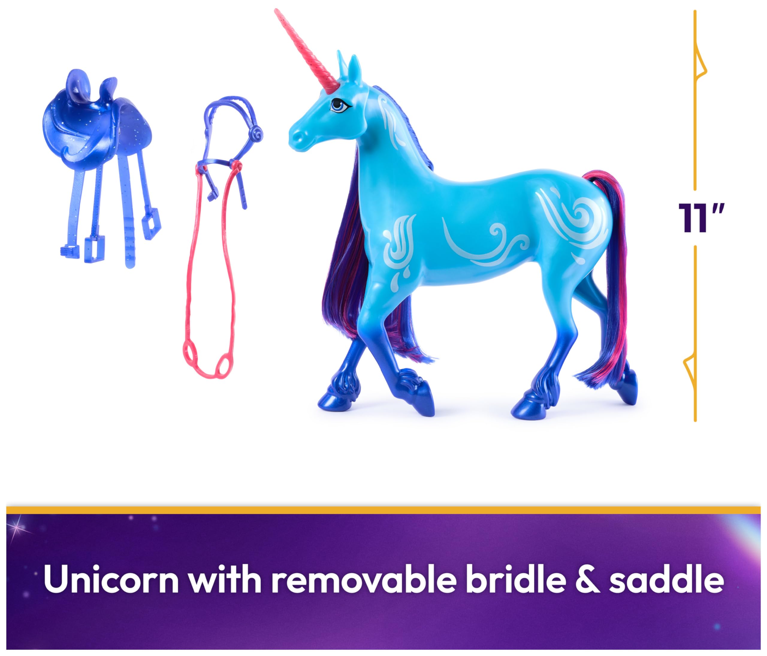 Unicorn Academy River Unicorn with Head Movement, 27.9cm, Compatible with Isabel Fashion Doll | Ages 4+ 2
