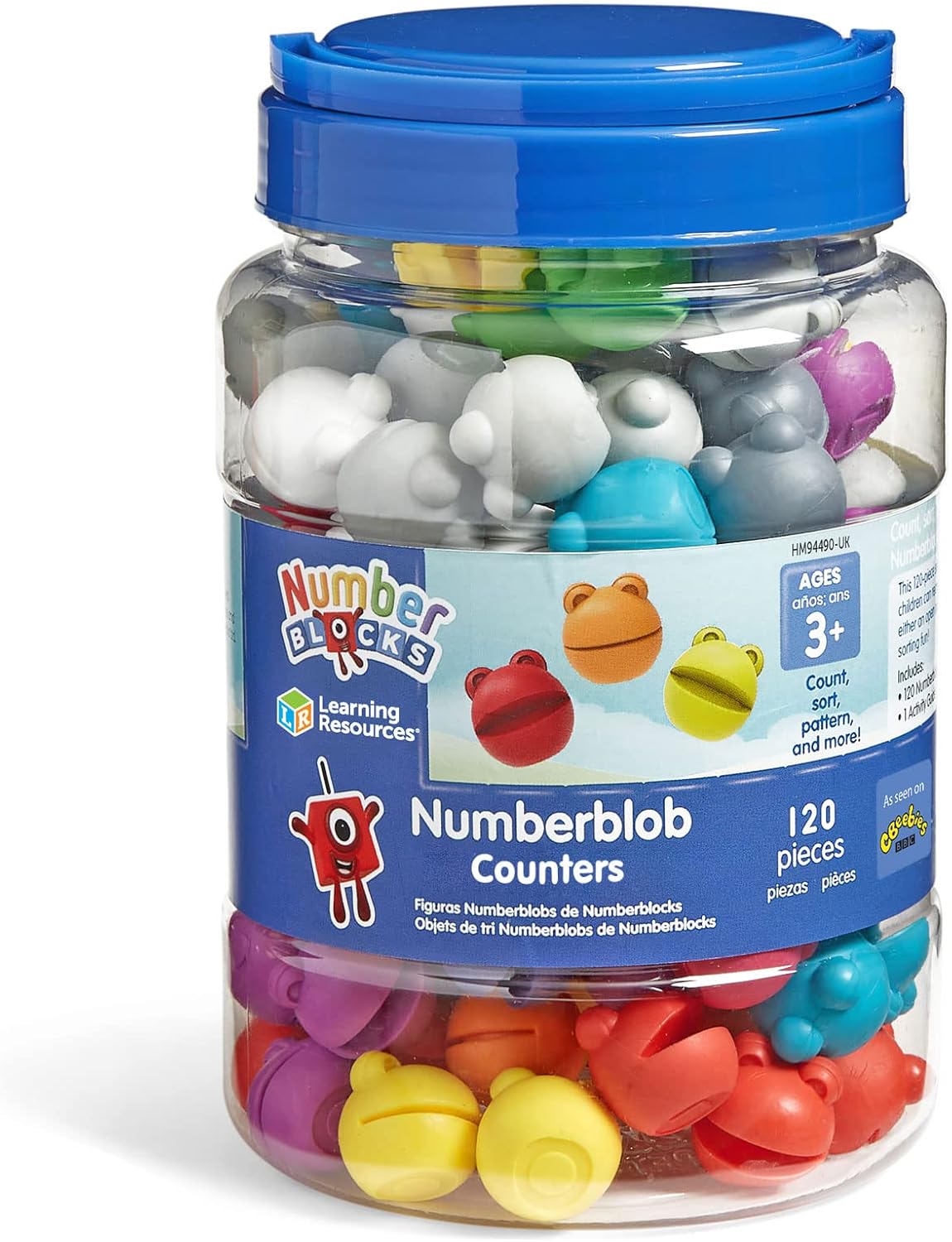 Learning Resources - Numberblocks Numberblob Counting Set Maths Counters for Kids 9