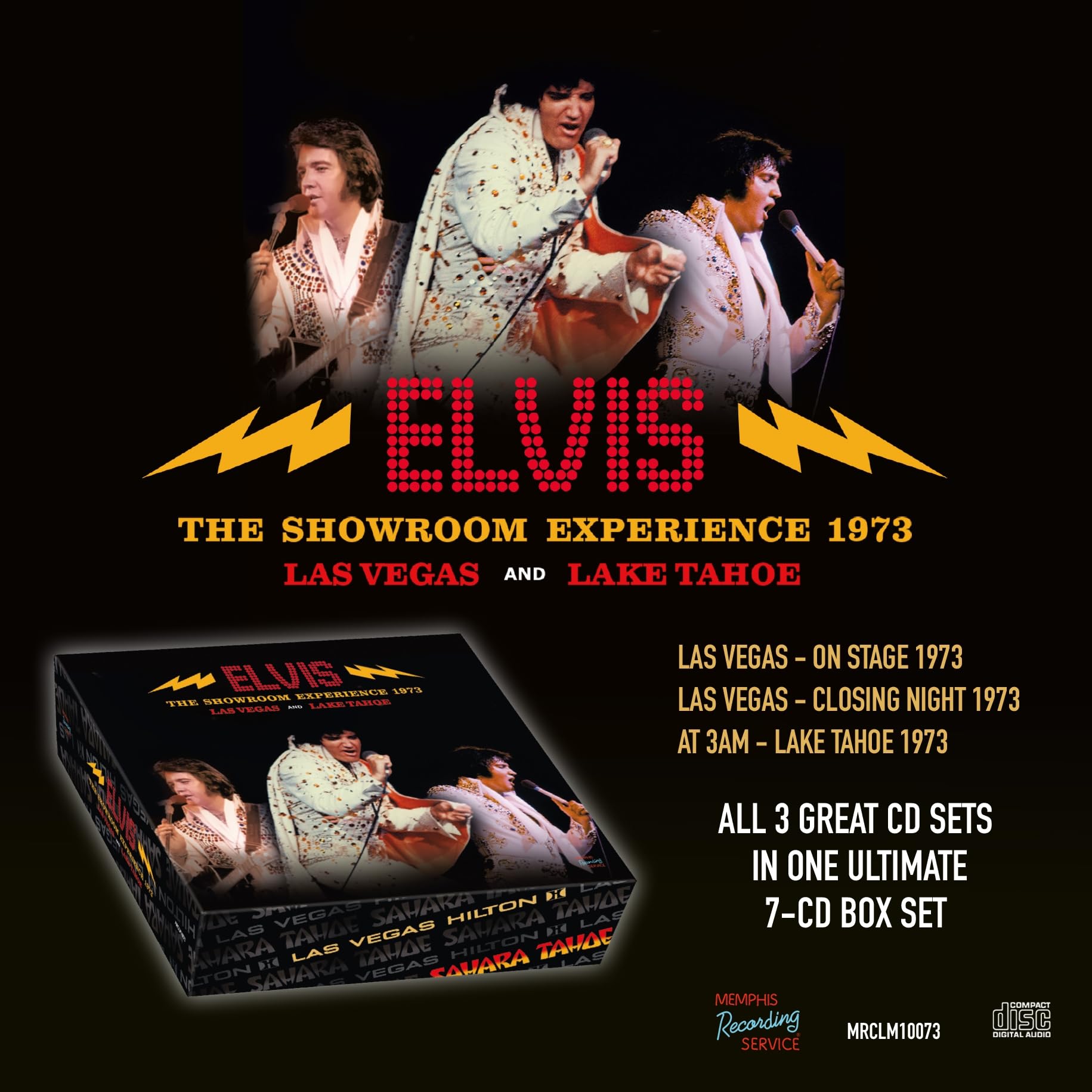 ELVIS PRESLEY - THE SHOWROOM EXPERIENCE 1973 – LAS VEGAS & LAKE TAHOE [7CD Box Set] 1