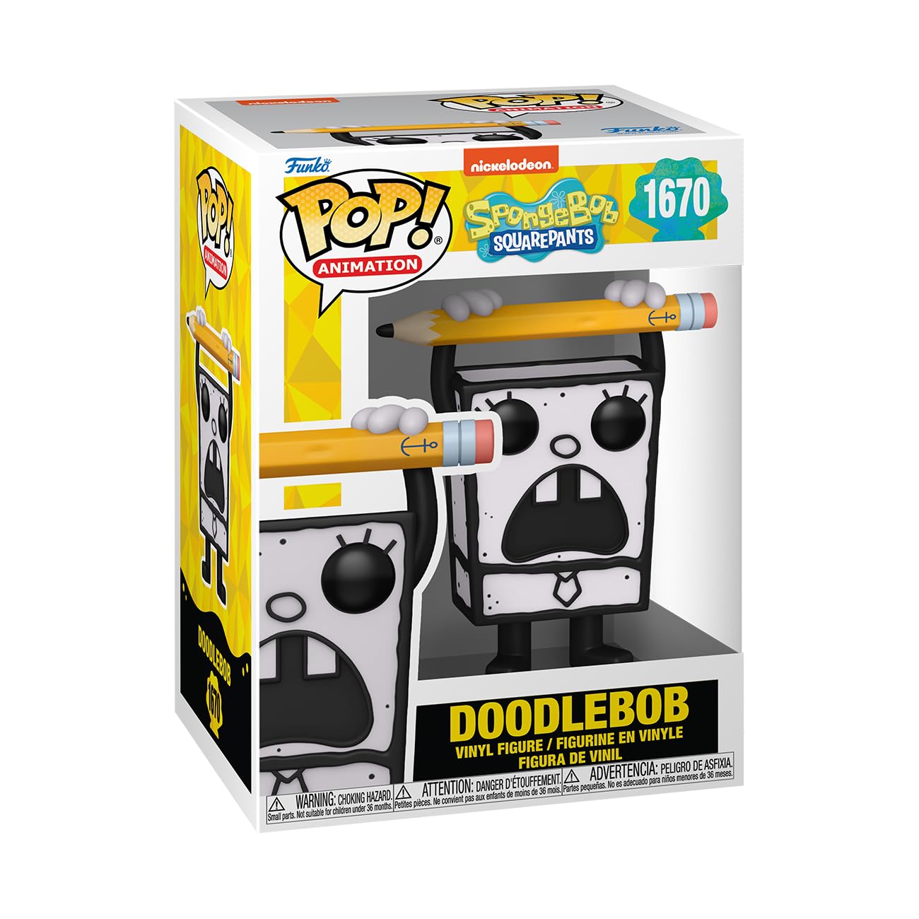 Funko Pop! TV: Spongebob - Doodlebob Collectable Vinyl Figure | 3.75 Inches Tall 1