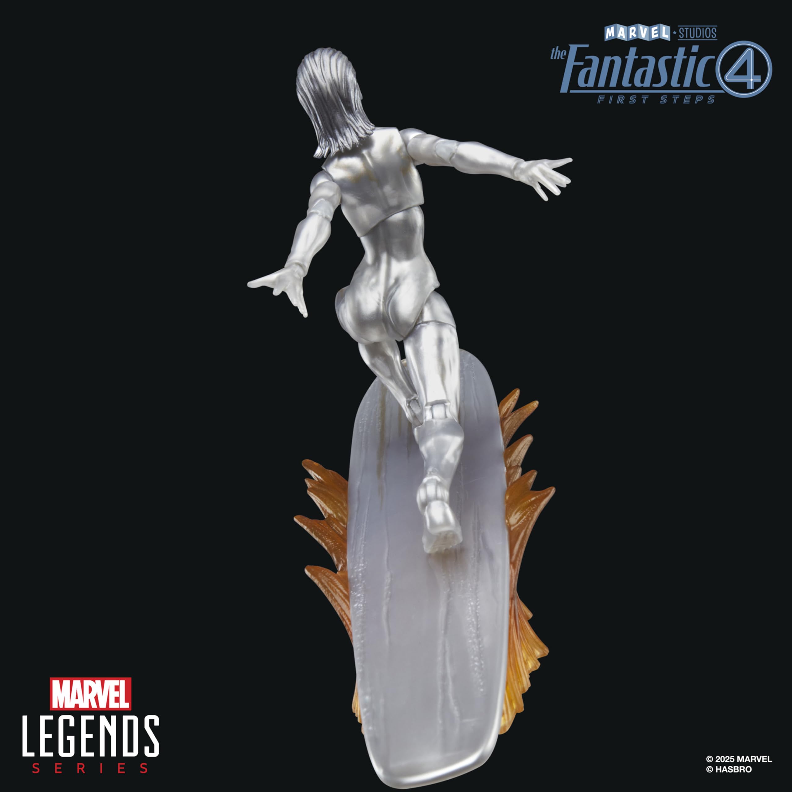 Marvel Legends Series Silver Surfer 6-Inch Action Figure with Surfboard & Accessories 9
