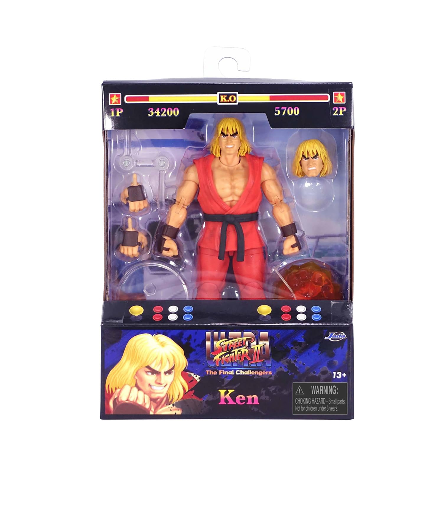 Street Fighter 6 - Jada Ken Masters 6" Deluxe Collector Action Figure 5