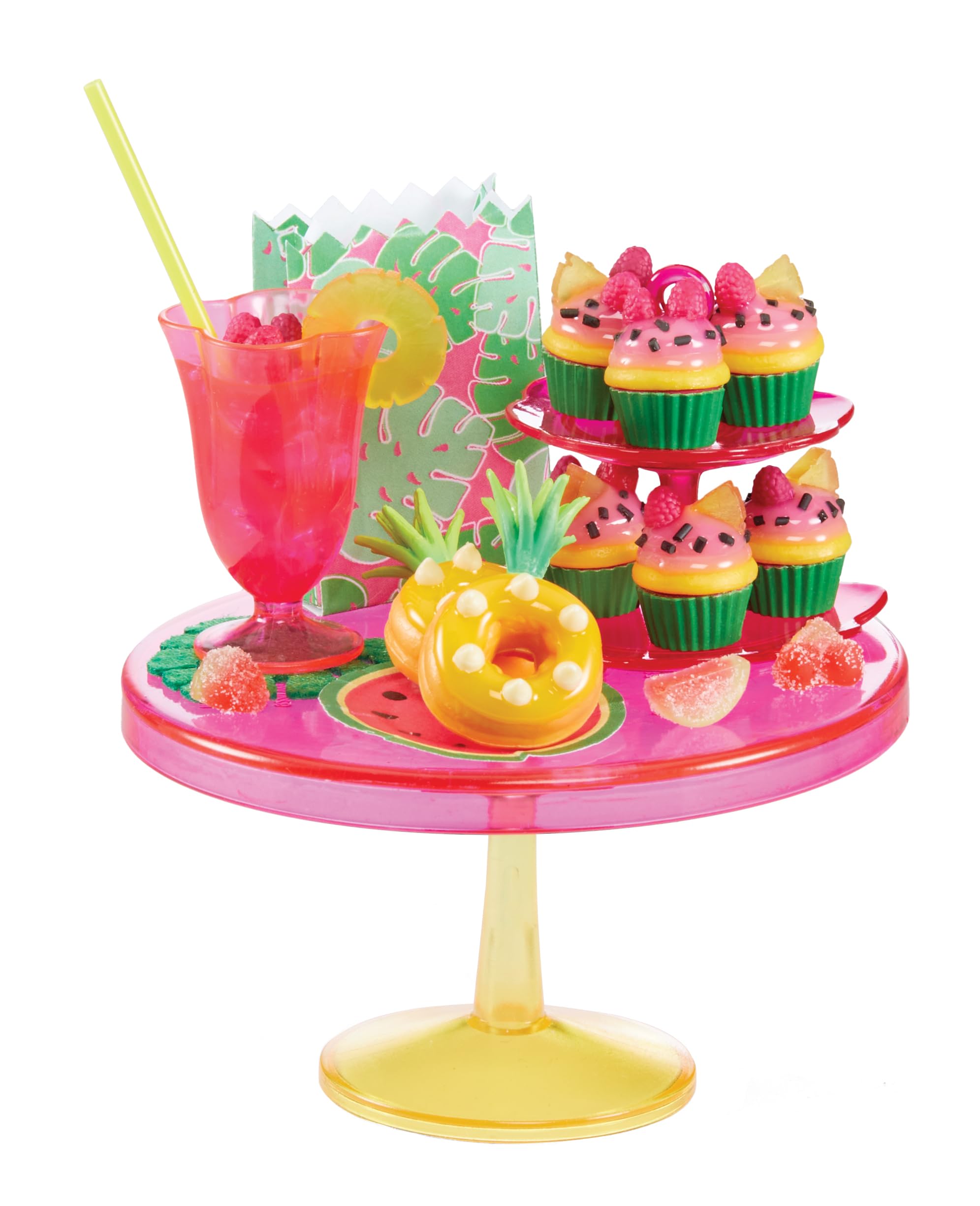 MGA's Miniverse Make It Mini Birthday - Rainbow, Dino, Tropical Party Theme Mini Collectibles with Resin Play & DIY Craft Kit 5