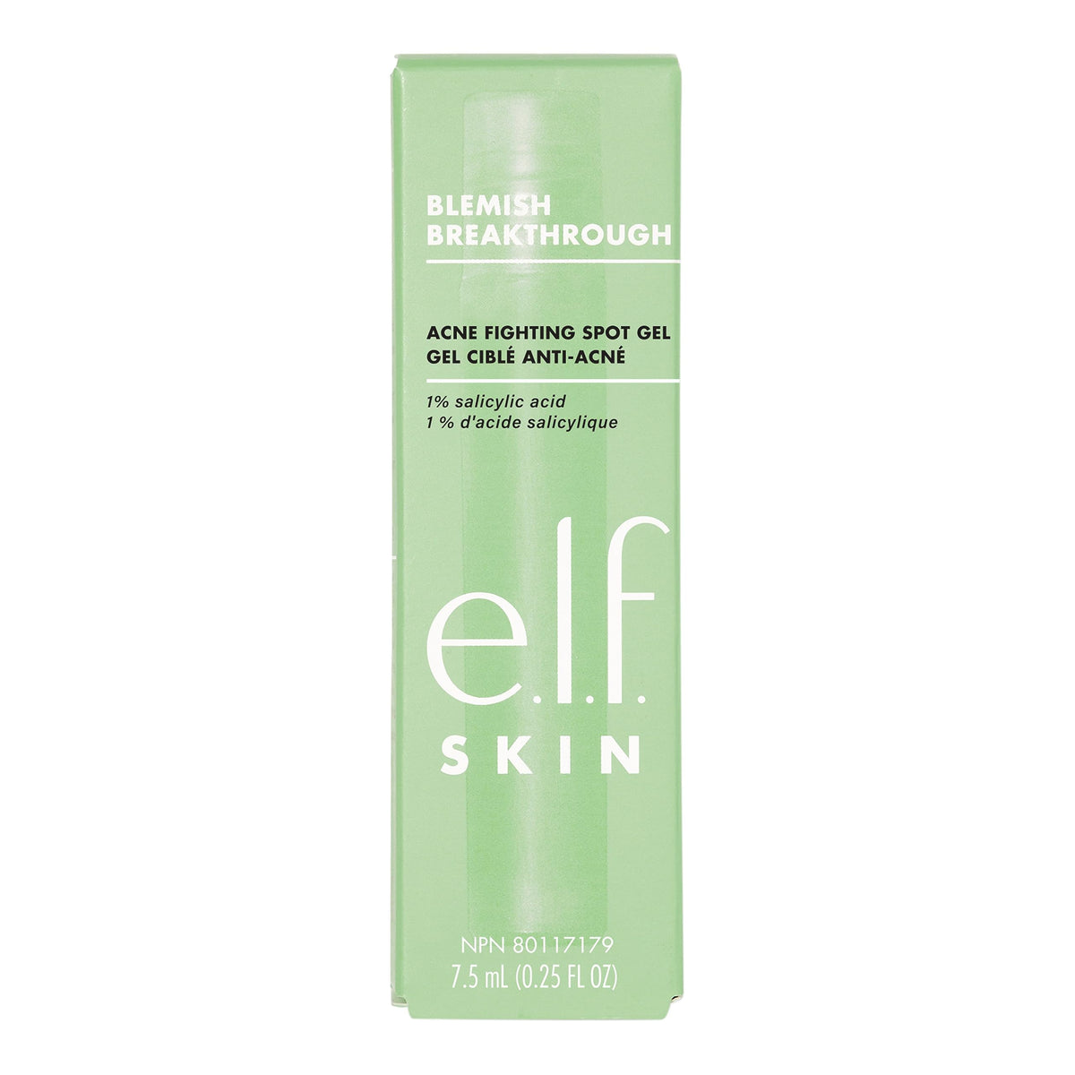 e.l.f. SKIN Blemish Breakthrough Blemish Fighting Spot Gel, Roll-On - 7.5 g, Pack of 2