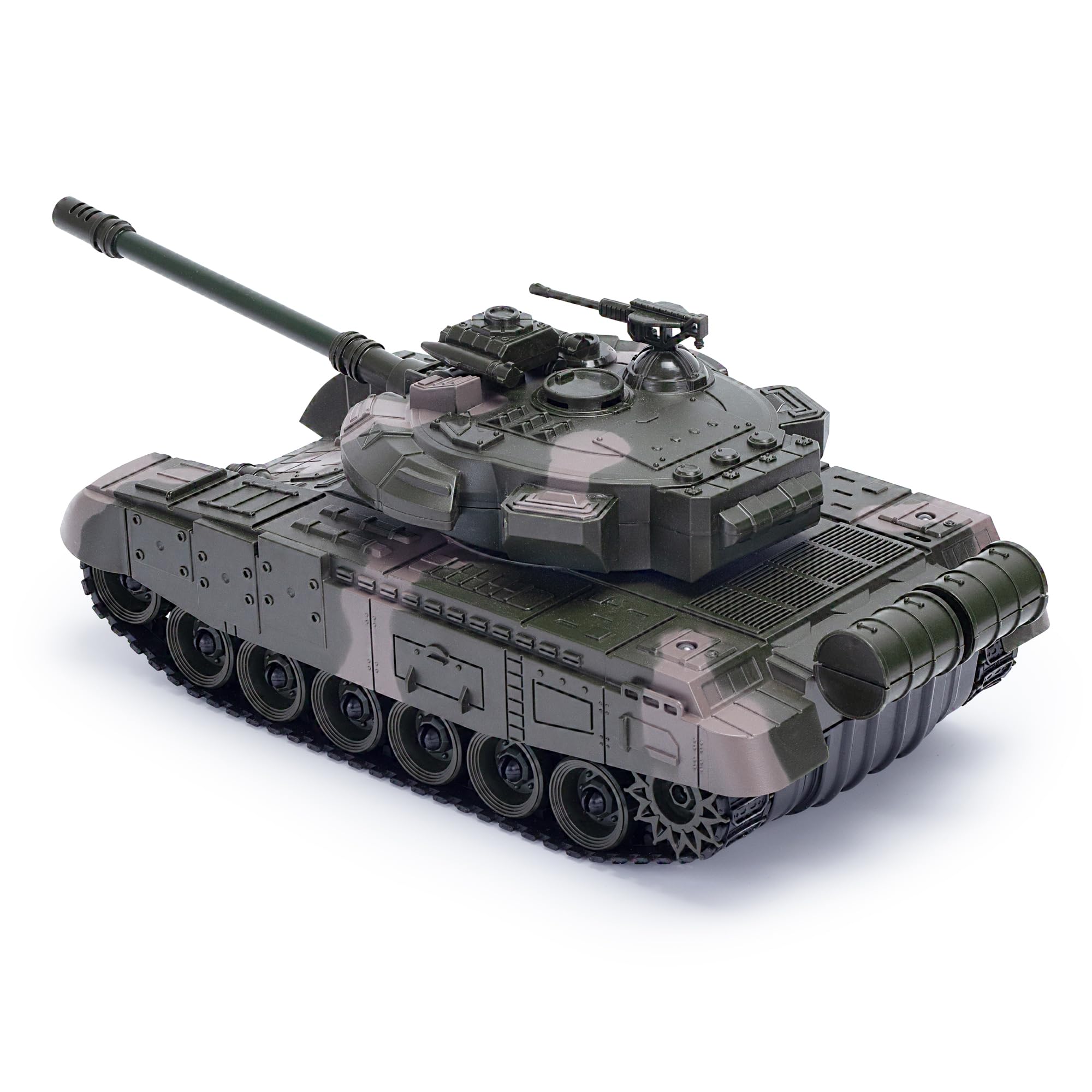CMJ RC Cars 1:20 Scale RC Army Military Tank - 2.4GHz Remote Control with Sound & Light Effects 6