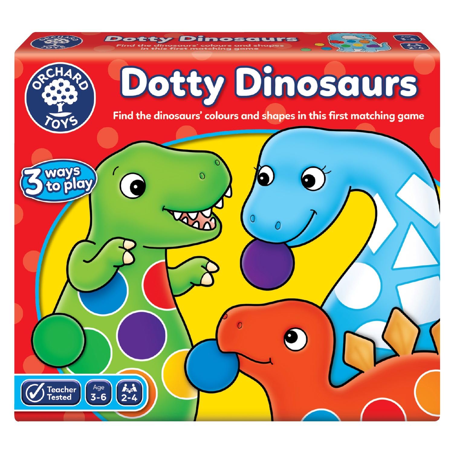 Orchard Toys Dotty Dinosaurs Board Game for Ages 3-6 6