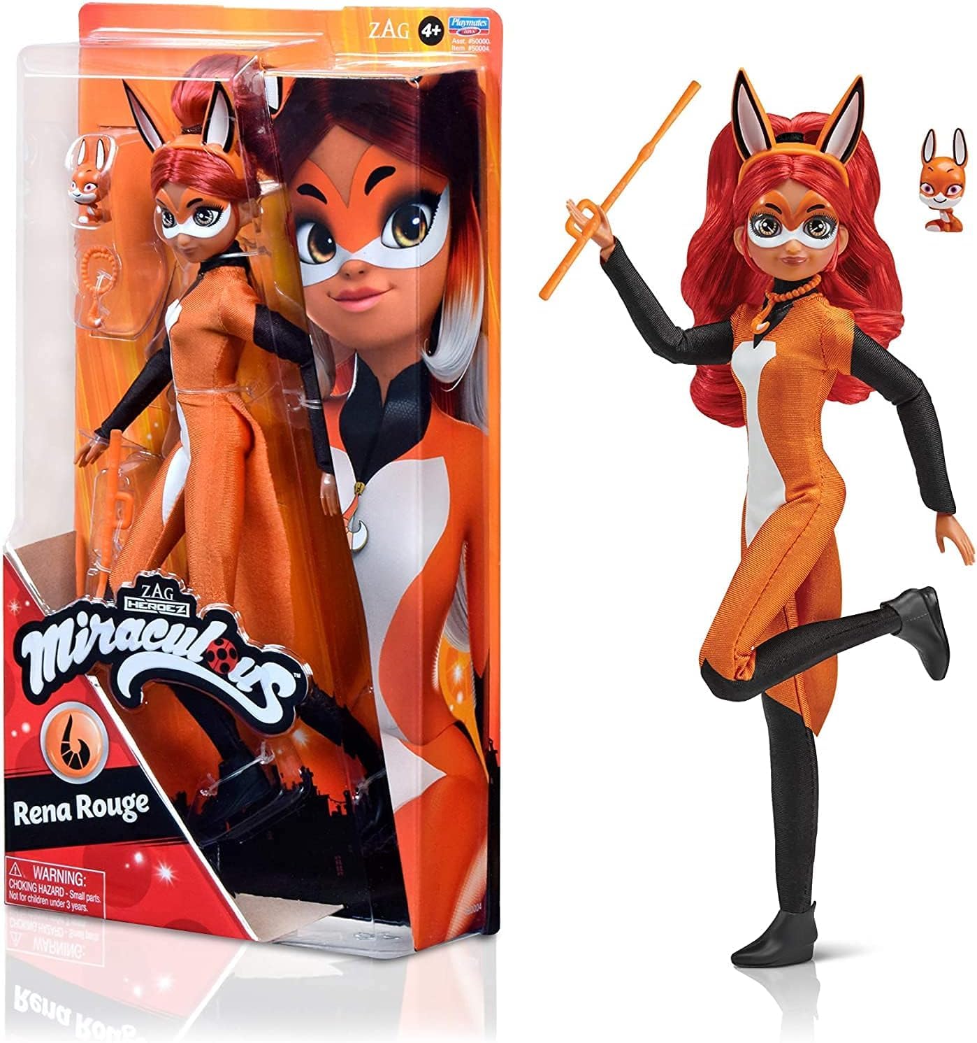 Miraculous Ladybug & Cat Noir 26cm Rena Rouge Fashion Doll - Articulated Alya Figure with Kwami Trixx & Yoyo Weapon