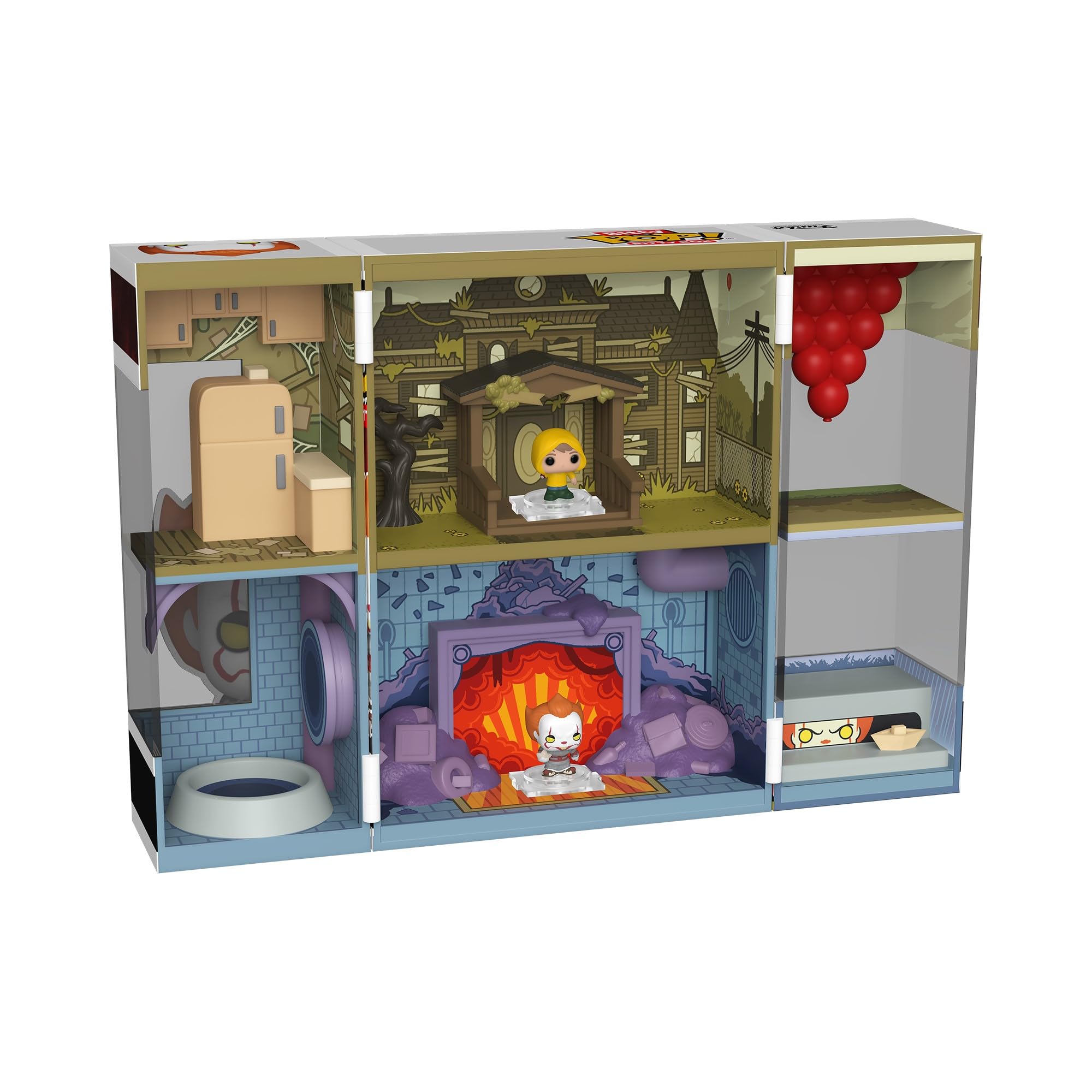 Funko Bitty Pop! Bitty Boxes: IT - Funhouse Playset with 2 Vinyl Figures (85535) 5