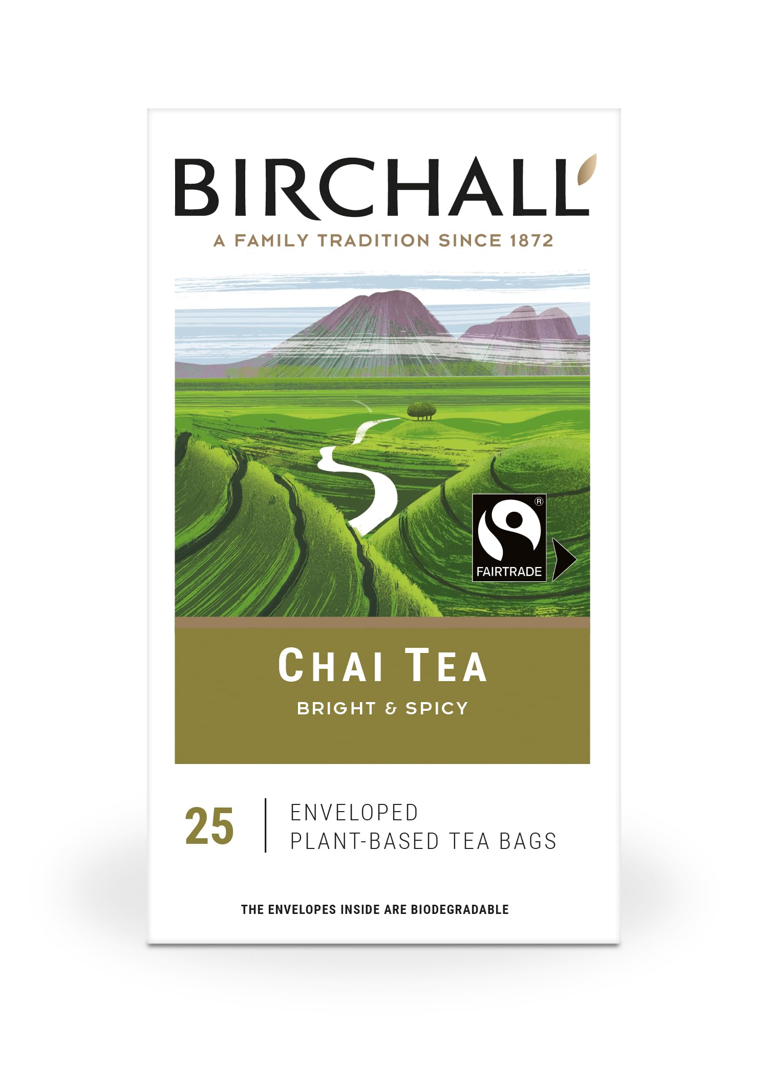 Birchall Sweet Spices Chai Tea Bags - Black Tea with Cinnamon, Cardamom & Ginger