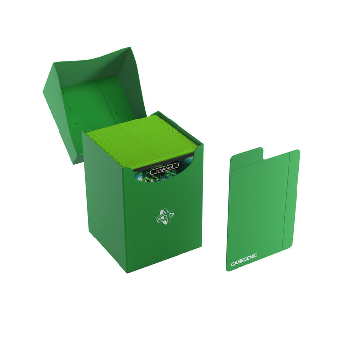 Gamegenic Deck Holder 100+ Green - Trading Card Game Deck Box (100+ Green)