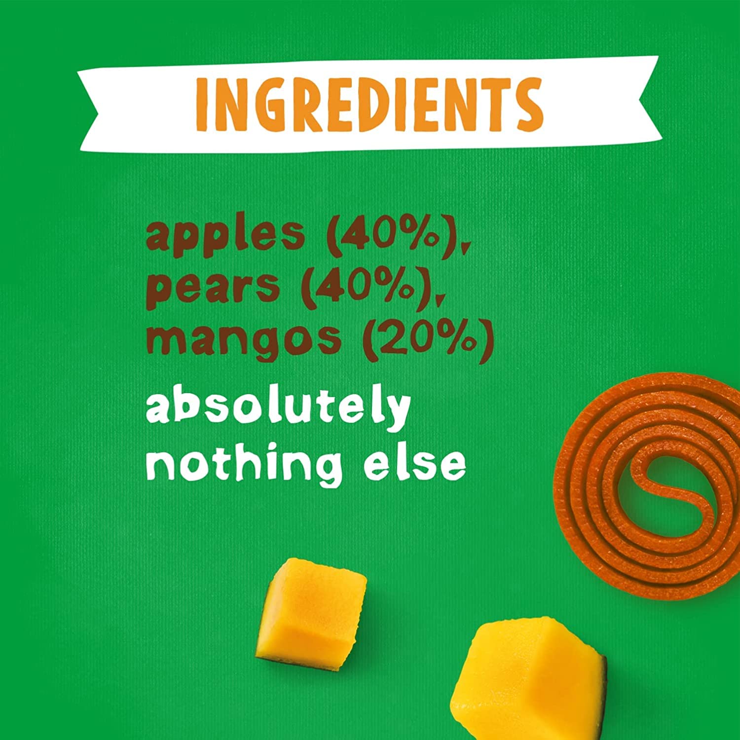 BEAR Mango Yoyos Fruit Rolls - 100% Real Fruit Snacks with Collectible Fact Cards (18 x 20 g) 12