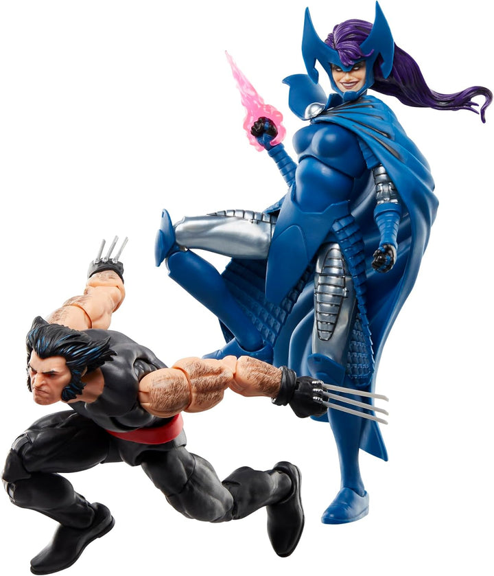 Hasbro Marvel Legends Series X-Men - Wolverine & Psylocke 2-Pack Action Figures (F9040)