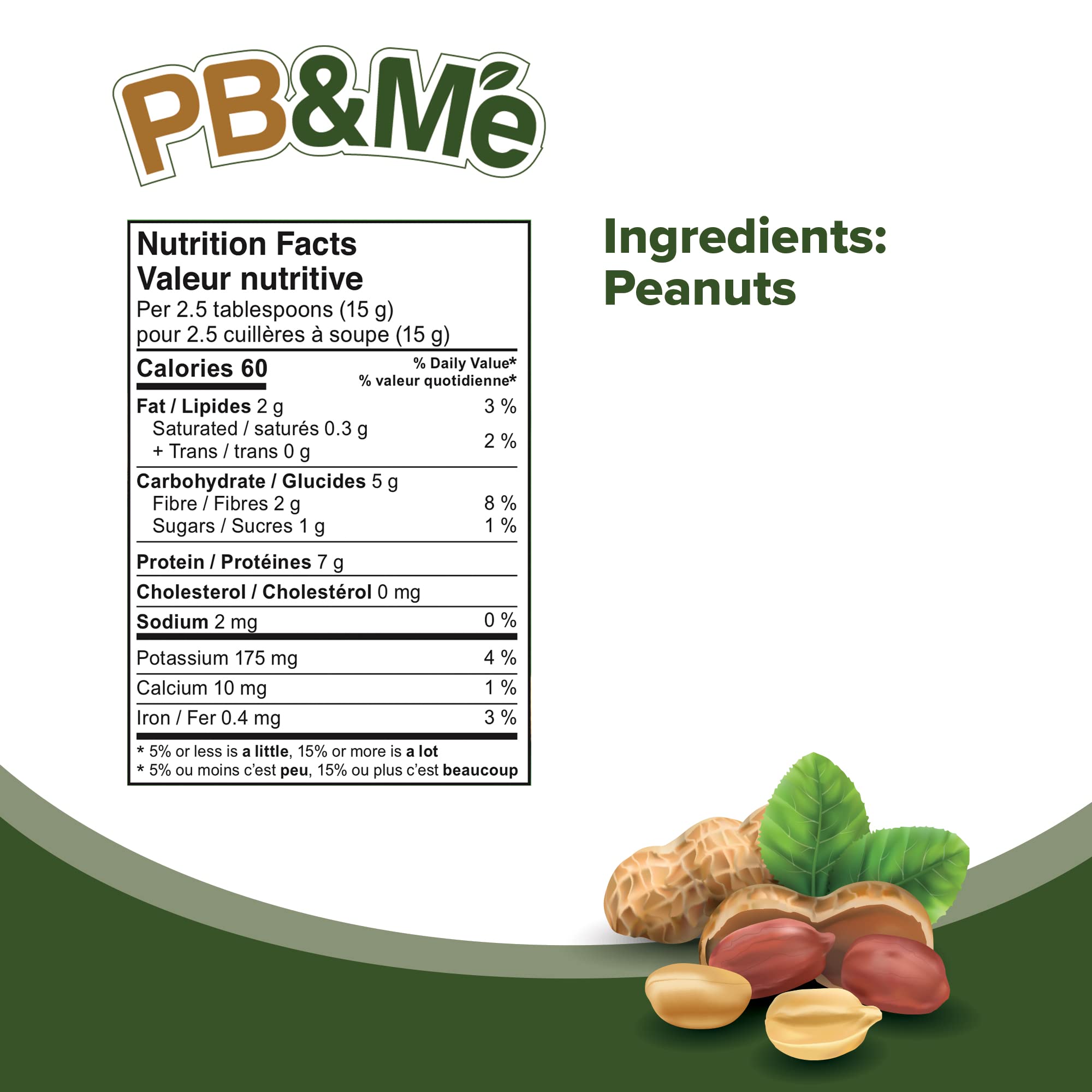 PB&Me Powdered Peanut Butter, No Sugar Added, Gluten-Free, 0.906 kg 2-Pack 5