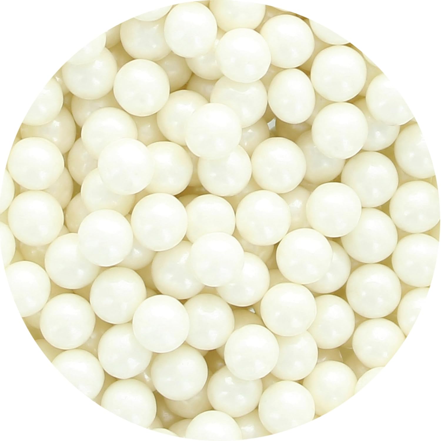 Culpitt Select Edible Pearls - White 7mm Cake Sprinkle Decorations, 500g 3