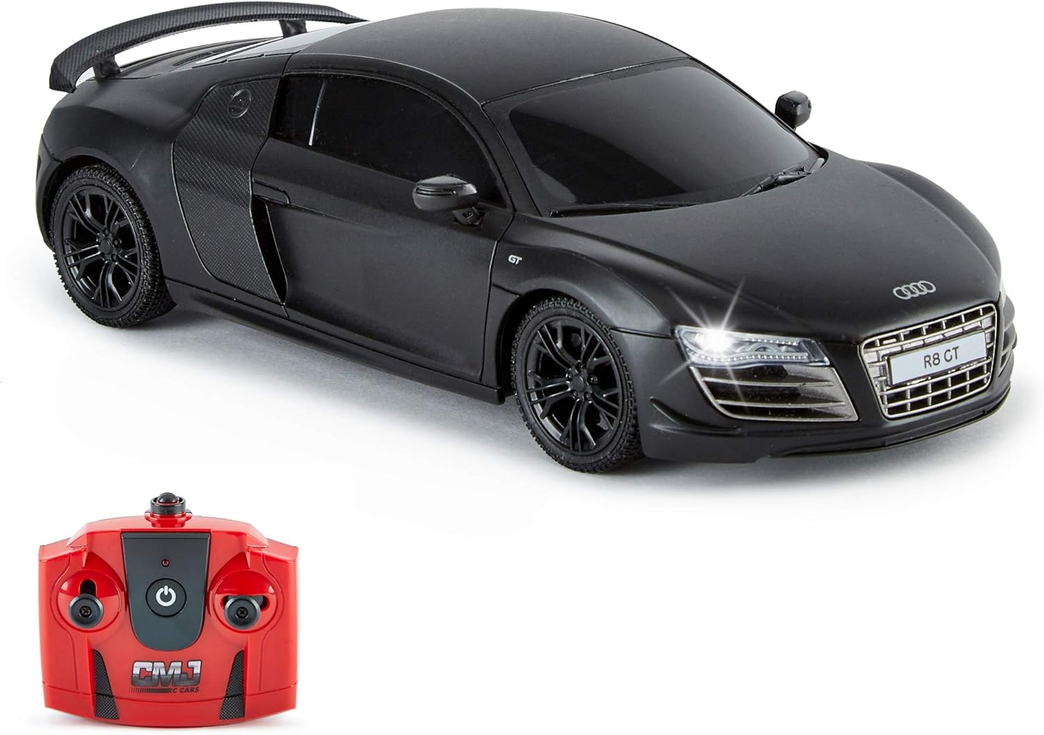 Audi R8 GT 1:24 Scale Remote Control Car - Licensed RC Vehicle with Working Lights