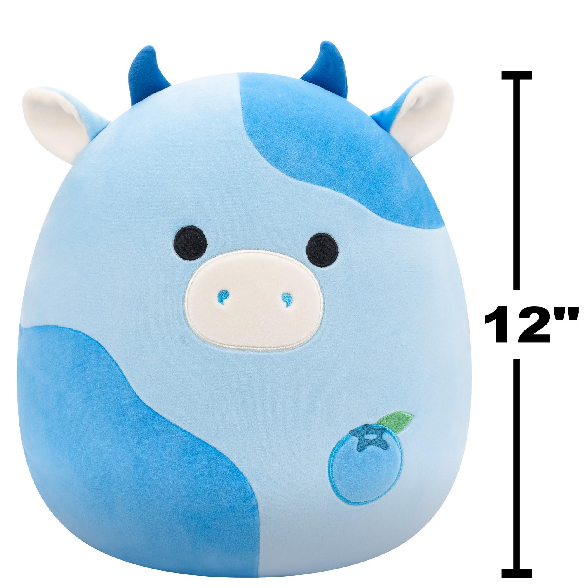 Squishmallows Rutanya the Blueberry Cow - 12 Inch Super Soft Plush Toy 7