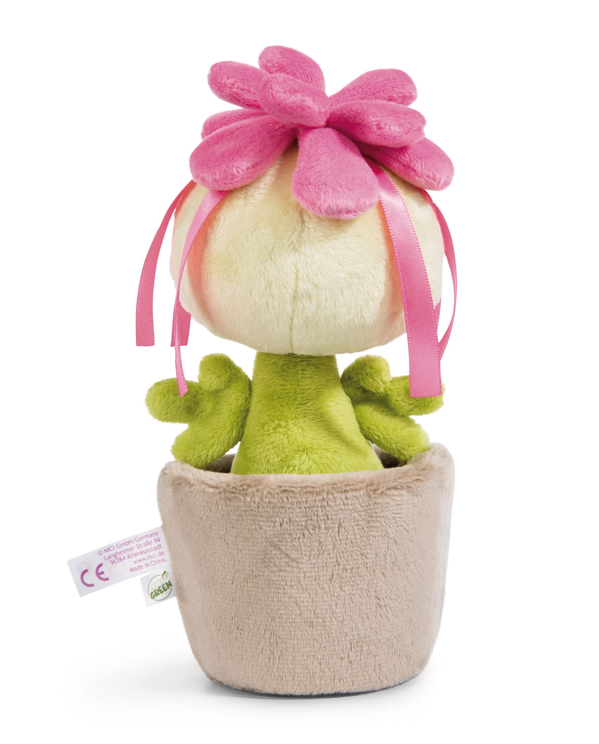 NICI Softkultur Kaktus Cuddly Soft Toy - Sedum Amalia 18cm Pink Plush Plant 5