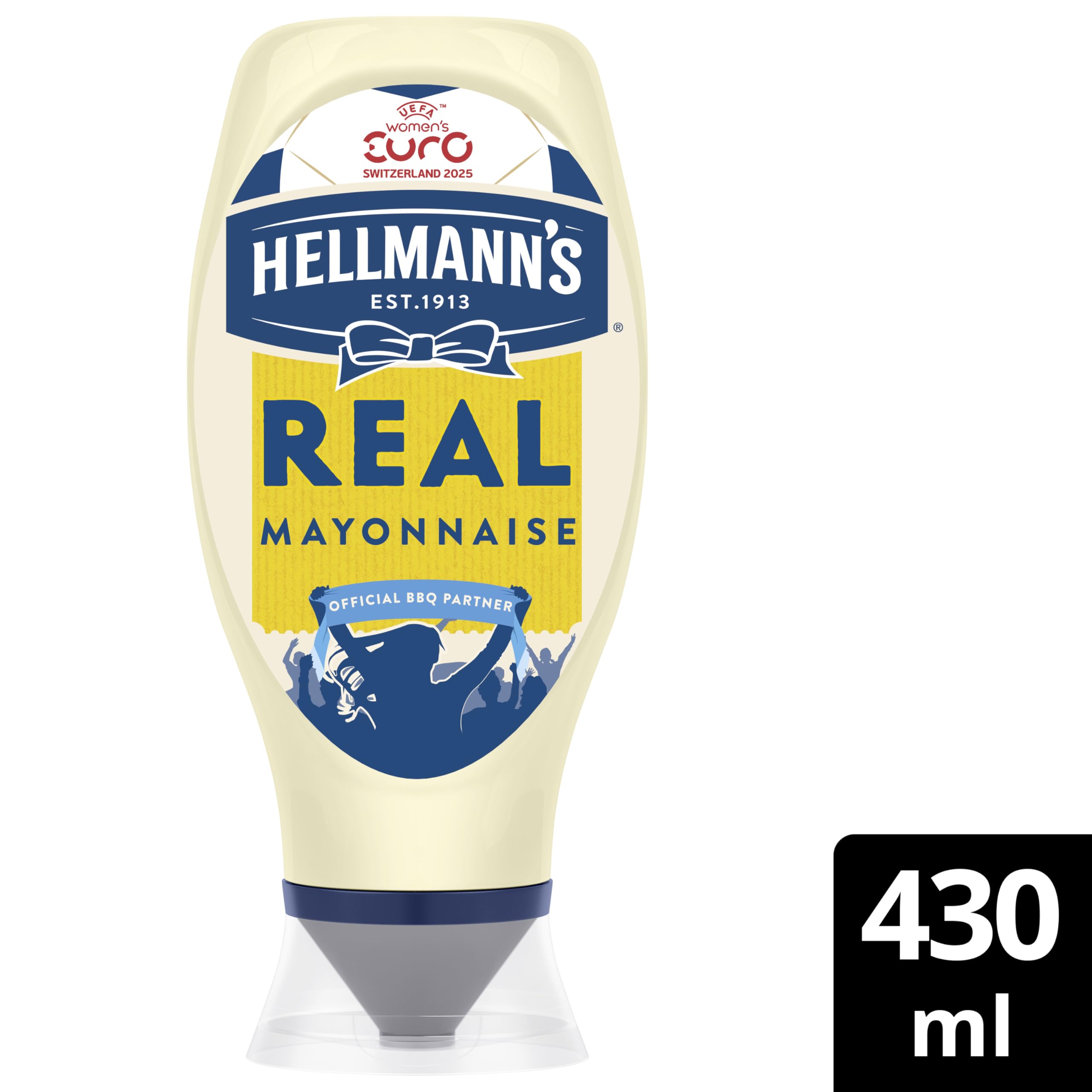Hellmann's Real Mayonnaise Limited Edition UEFA EURO 2024 Squeeze Bottle 430g
