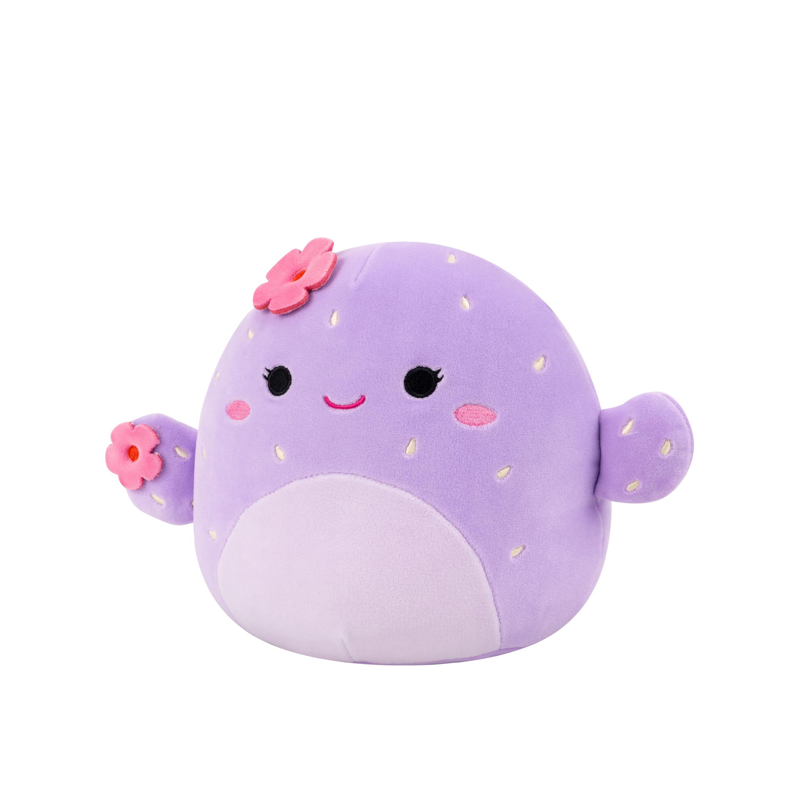 Squishmallows Adrienne the Purple Barrel Cactus - 7.5-Inch Plush Toy for Kids 3 Years and Up 6