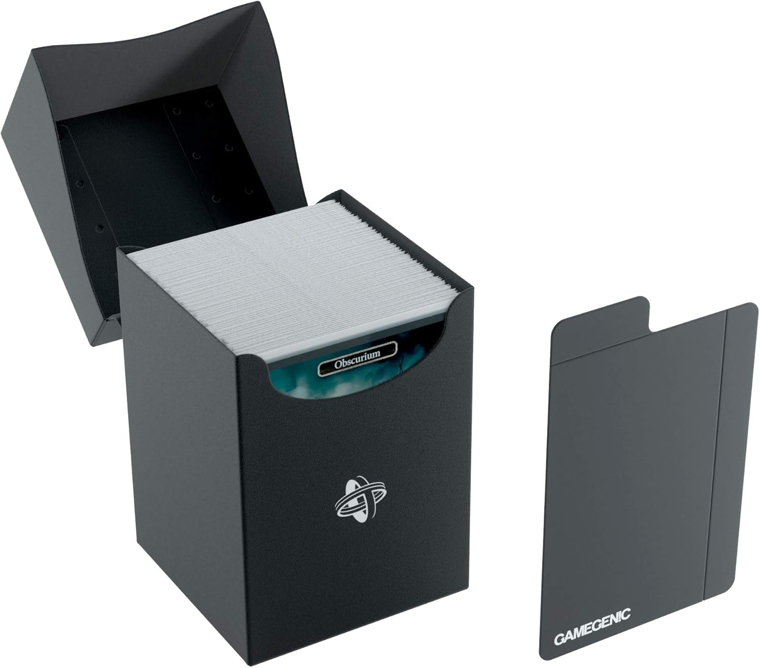 Gamegenic 100-Card Deck Holder - Black TCG Box for Magic Pokémon Yu-Gi-Oh! 6