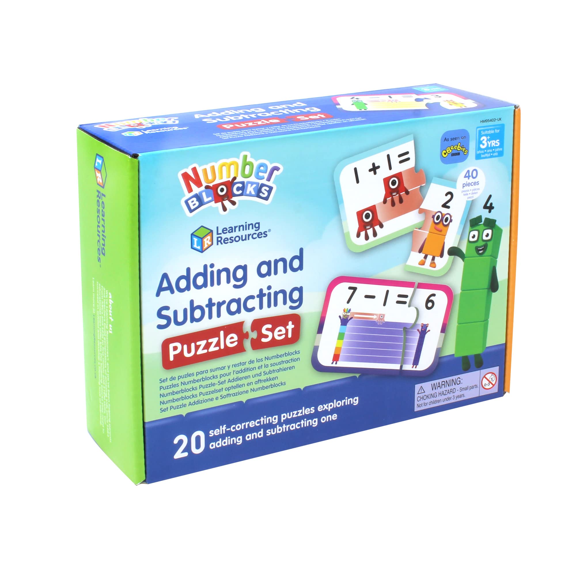 Learning Resources Numberblocks Adding and Subtracting Puzzle Set - Educational Maths Jigsaw for Ages 3+ 8