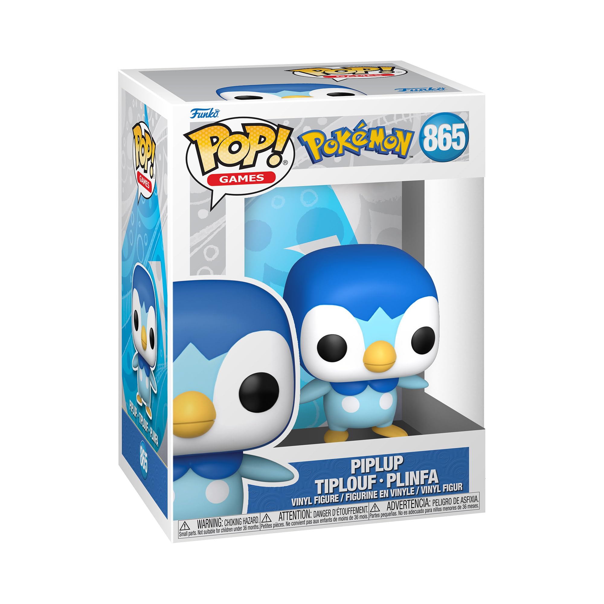 Funko Pop! Games: Pokémon - Piplup Vinyl Figure (74213) 9