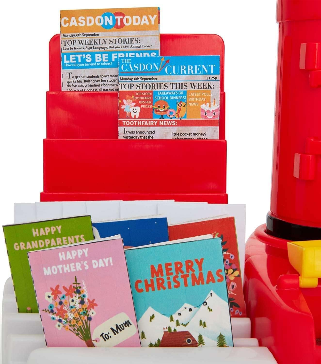 Casdon Post Office Playset - Toy Post Office for Children 3+ with Working Scales & Accessories 7