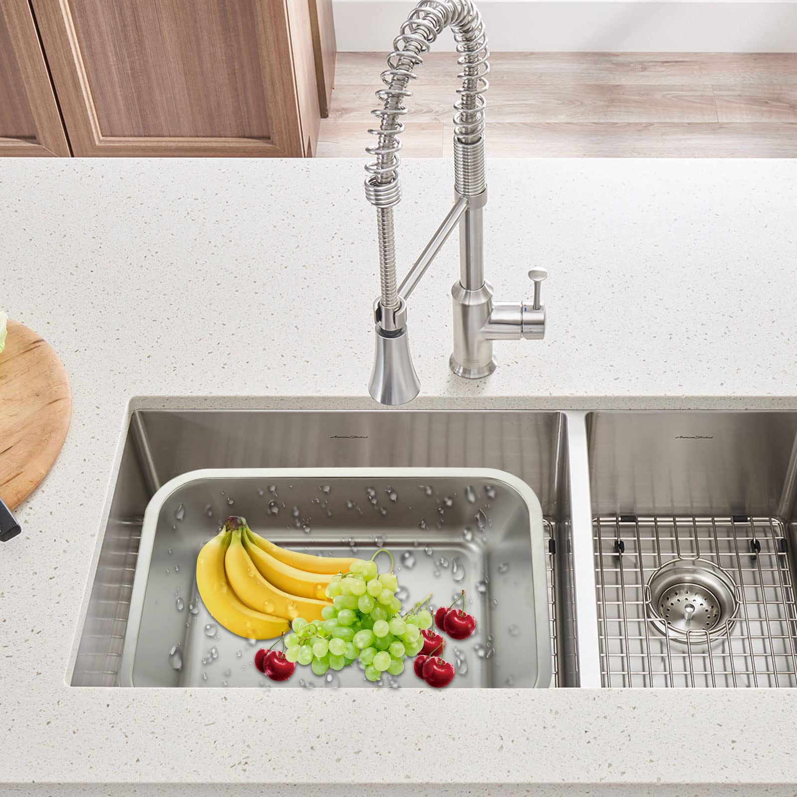 ASelected - Washing Up Bowl 304 Stainless Steel Large Rectangular 10 Litre 7