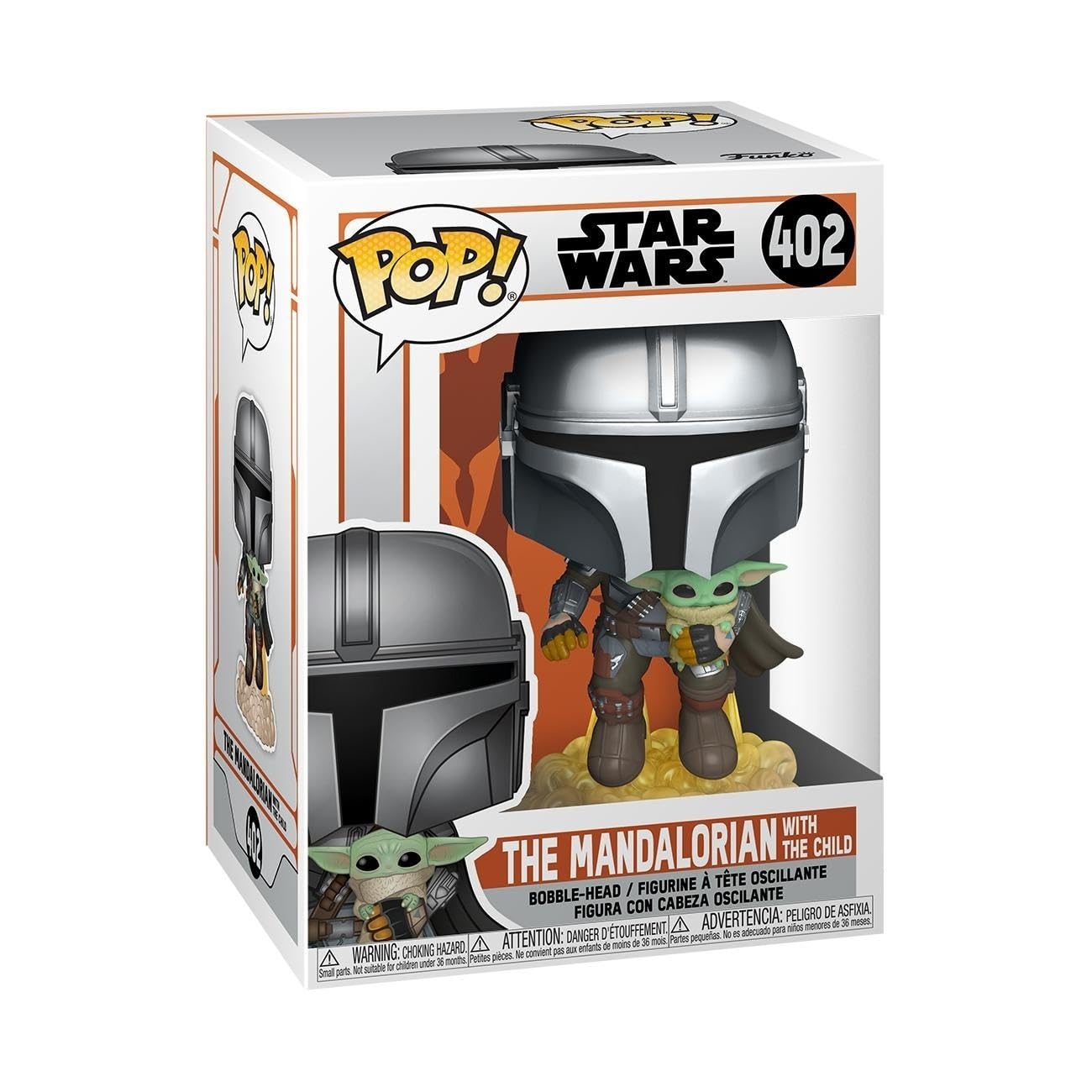 Funko Pop! Star Wars: The Mandalorian - Mando with Jet Pack Vinyl Figure 4