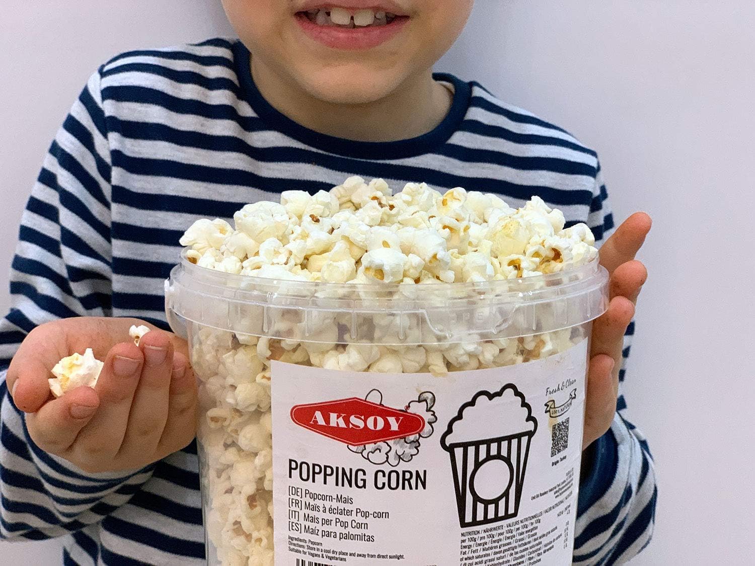 AKSOY Popping Corn Kernels - 1KG | Gourmet White Popcorn for Stovetop, Air Popper & Microwave 9