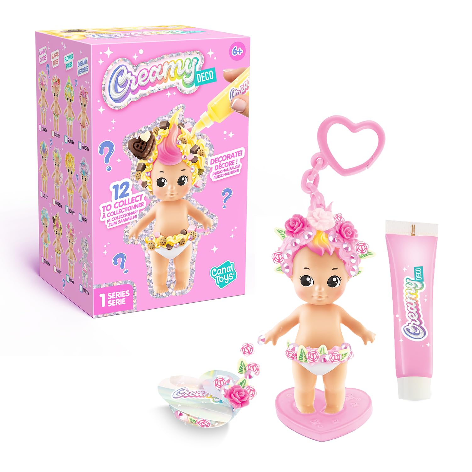 Canal Toys Creamy Deco Baby Mini Collectible Surprise Blind Box | Customizable DIY Craft | Ages 6+
