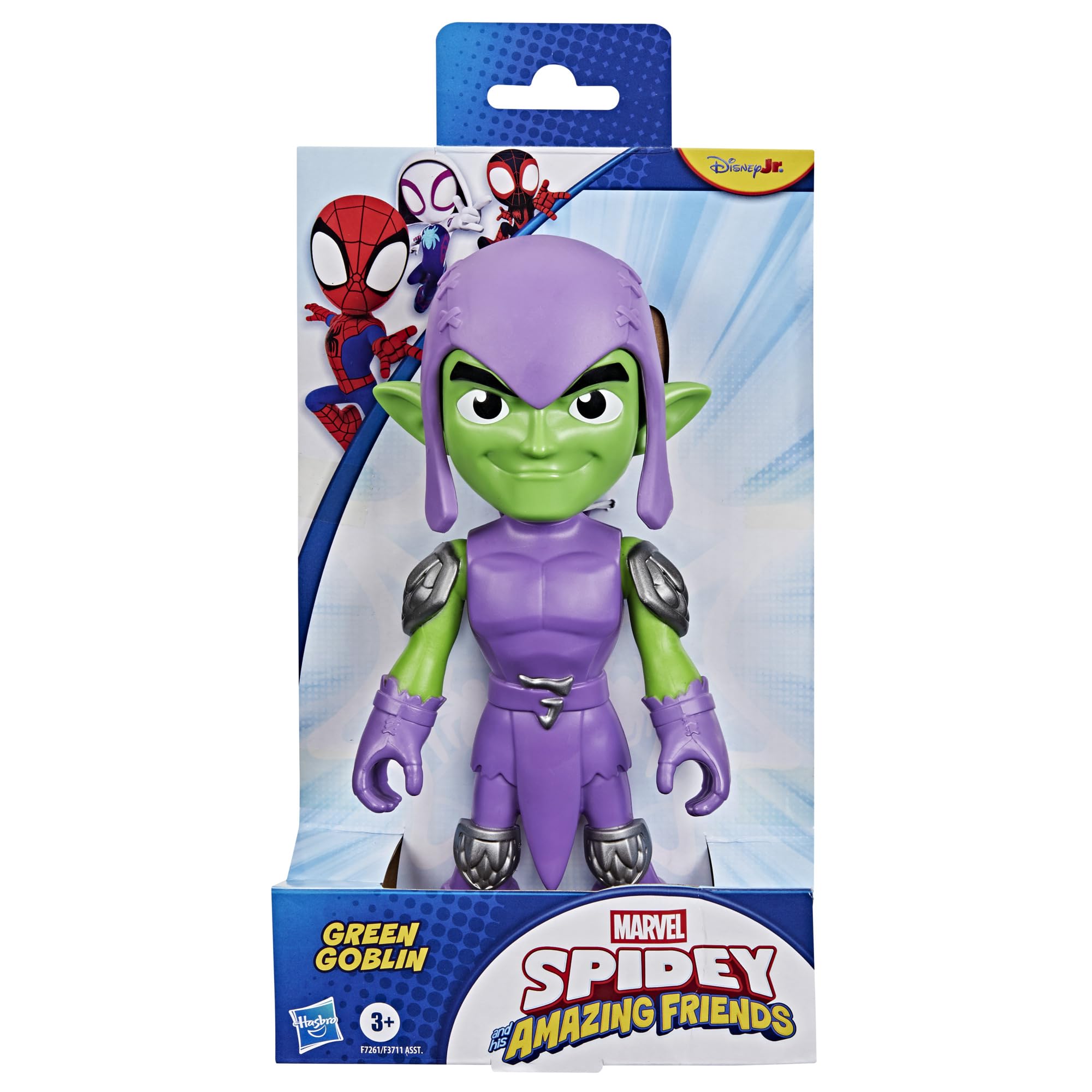 SPIDEY AND HIS AMAZING FRIENDS Green Goblin Supersized Action Figure | 9-Inch Scale | Ages 3+ 3