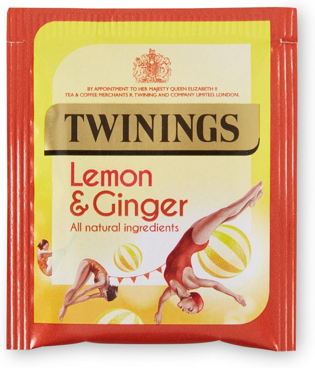 Twinings Lemon and Ginger Fruit Infusion Tea Bags, 12 x 20 Individually Wrapped