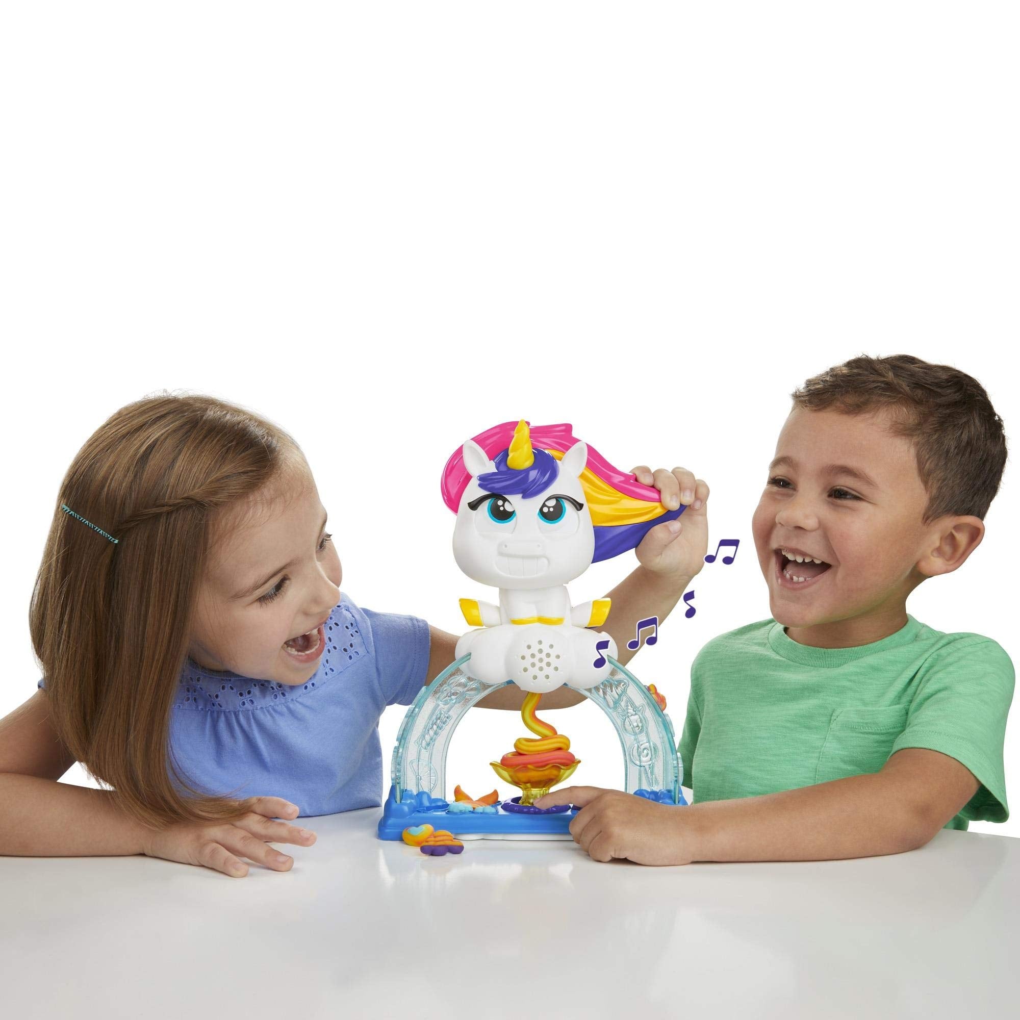 Play-Doh Tootie The Unicorn Ice Cream Set - Electronic Playset with 3 Non-Toxic Colors for Kids 3+ 9