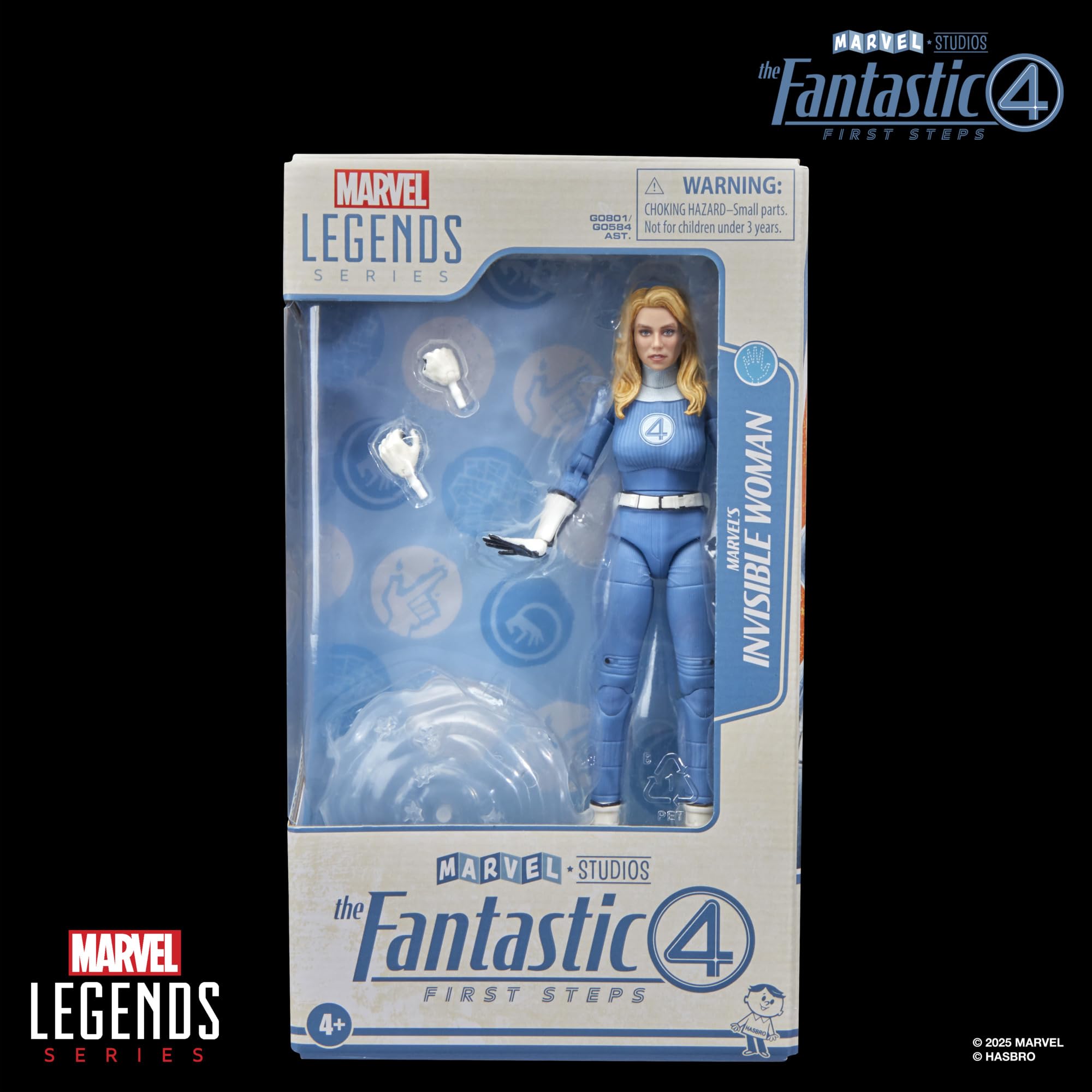 Marvel Legends Invisible Woman Action Figure - 6-Inch Scale with Accessories, Ages 4+ 8