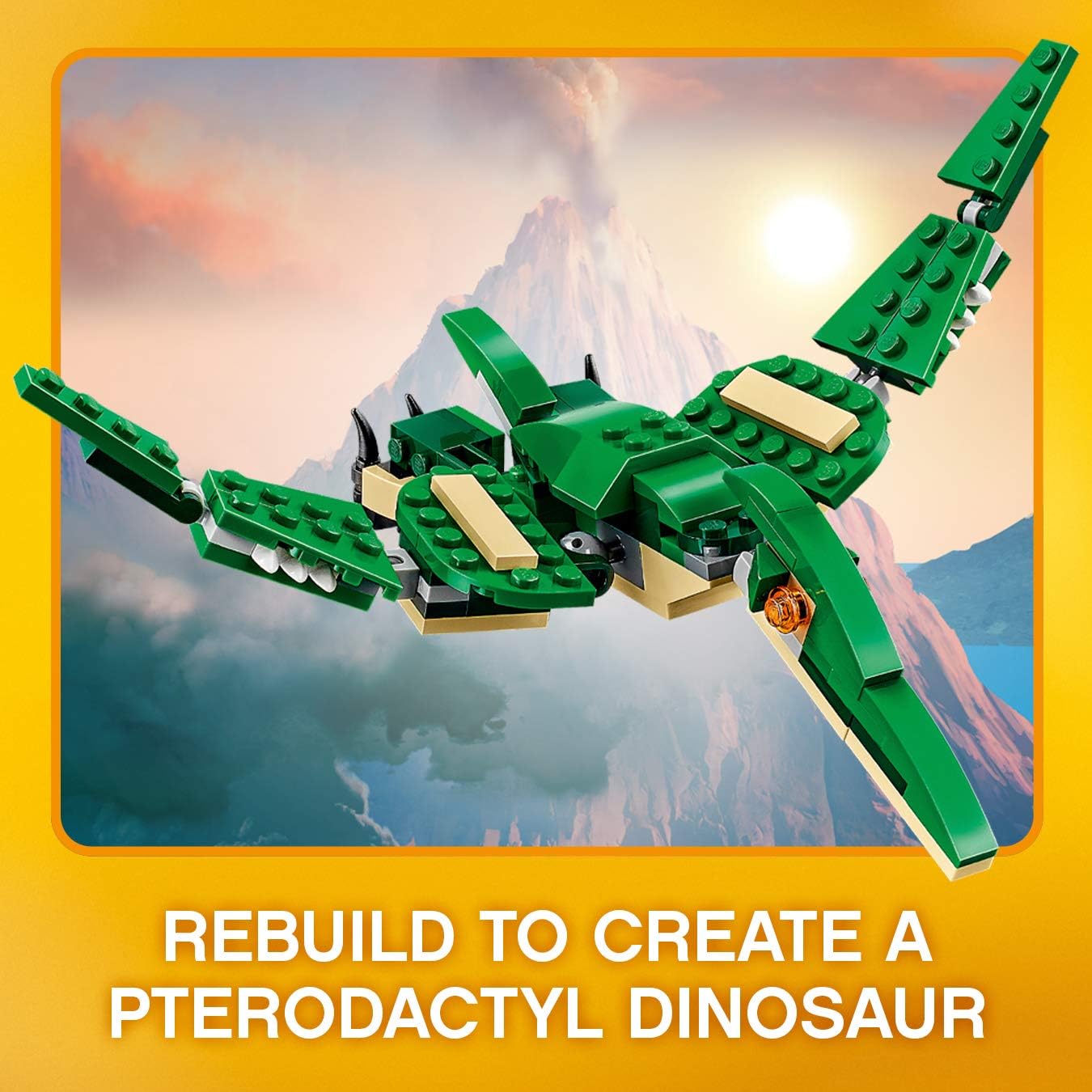 LEGO Creator Mighty Dinosaurs 3-in-1 Building Set - T-Rex, Triceratops & Pterodactyl - 174 Pieces 13