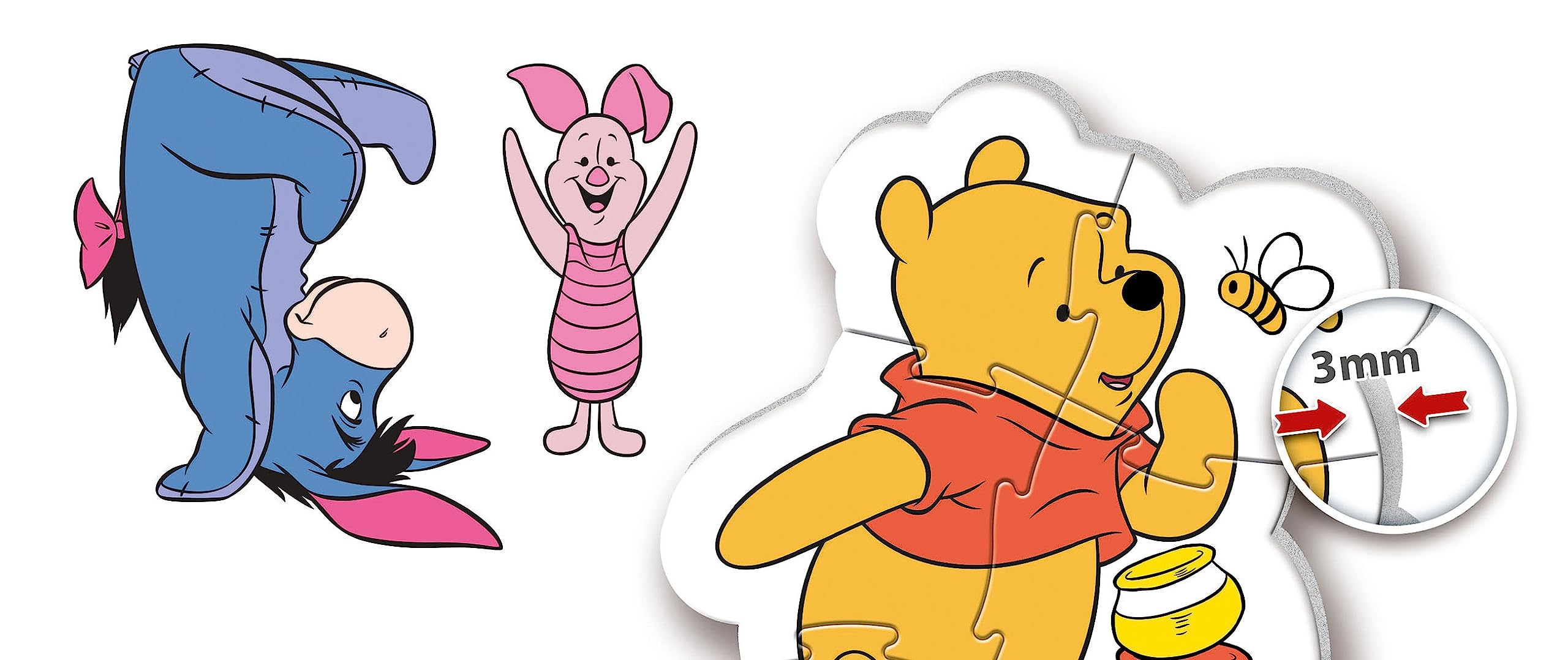 Clementoni My First Puzzle - Disney Winnie the Pooh | 3-6-9-12 Pieces | Ages 2+ 6