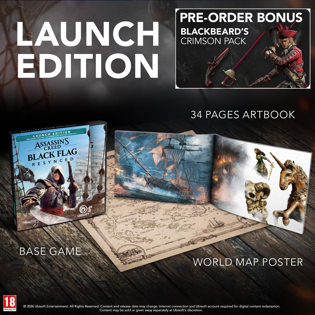 Assassin's Creed Black Flag Re-Synced Launch Edition [PS5]