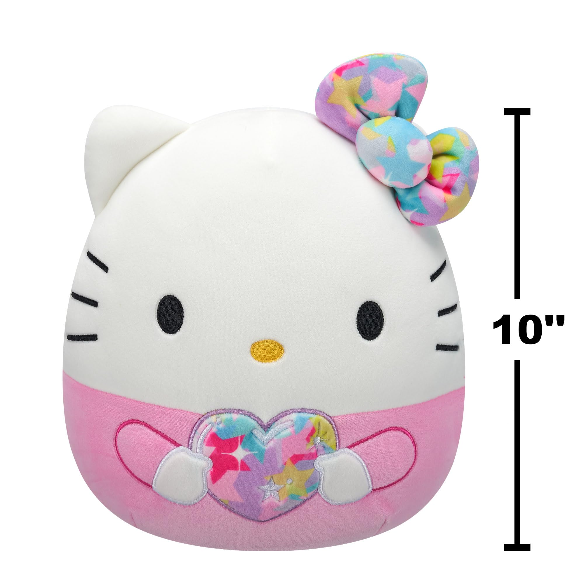 Squishmallows Starshine Hello Kitty Holding Rainbow - 10-Inch Plush, Sanrio Licensed 7