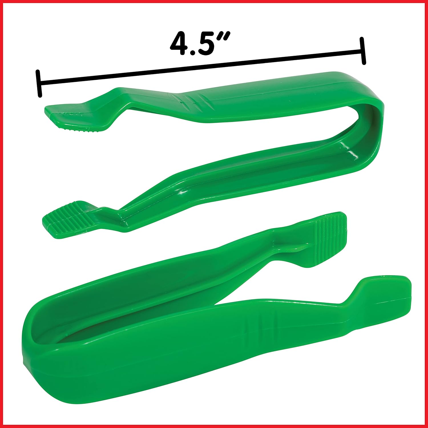 edxeducation Jumbo Tweezers - Set of 12 - 6 Colors - For Ages 18m+ 5