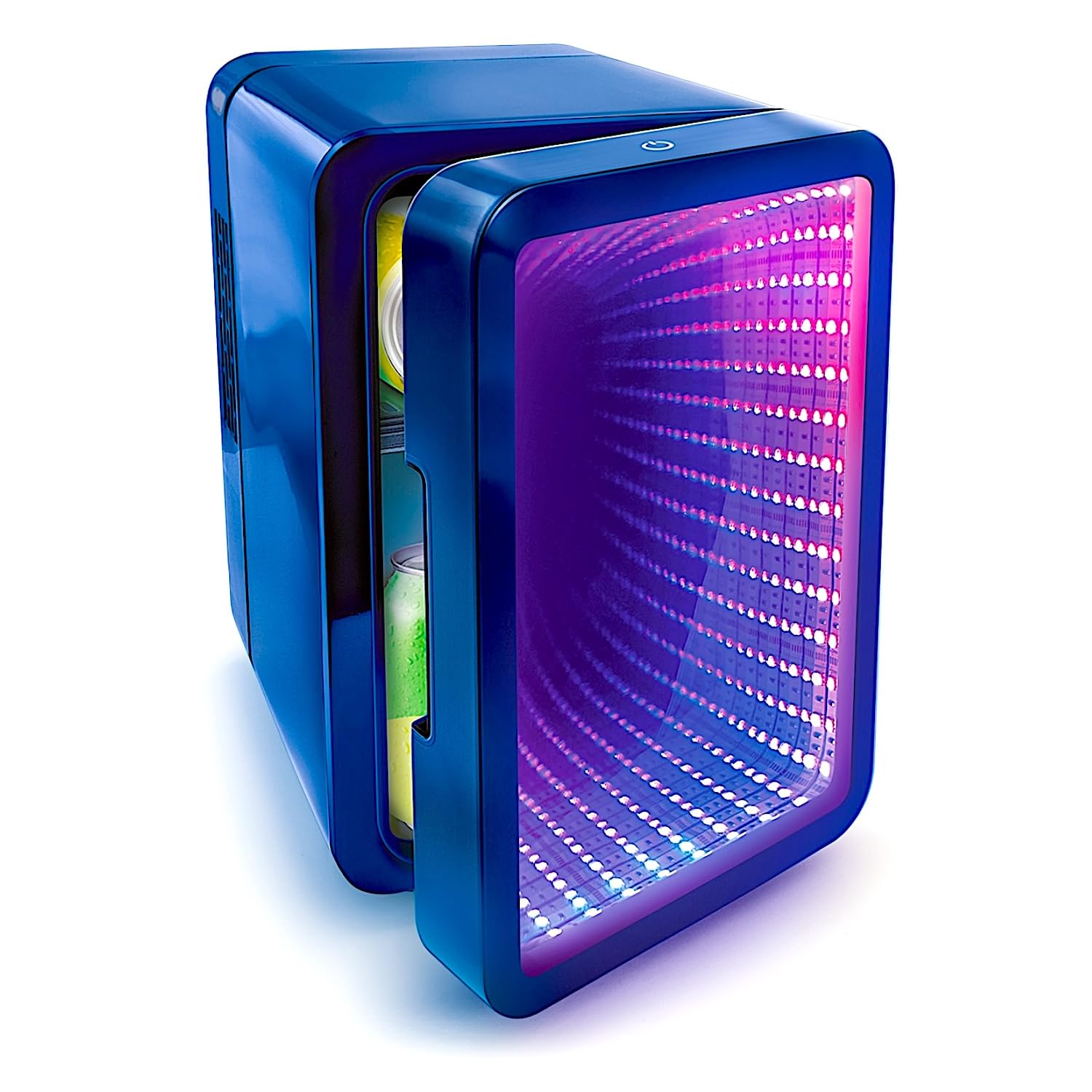 So Chill Mini Fridge Infinity - LED Light-Up Mini Fridge for Gamers & Teens