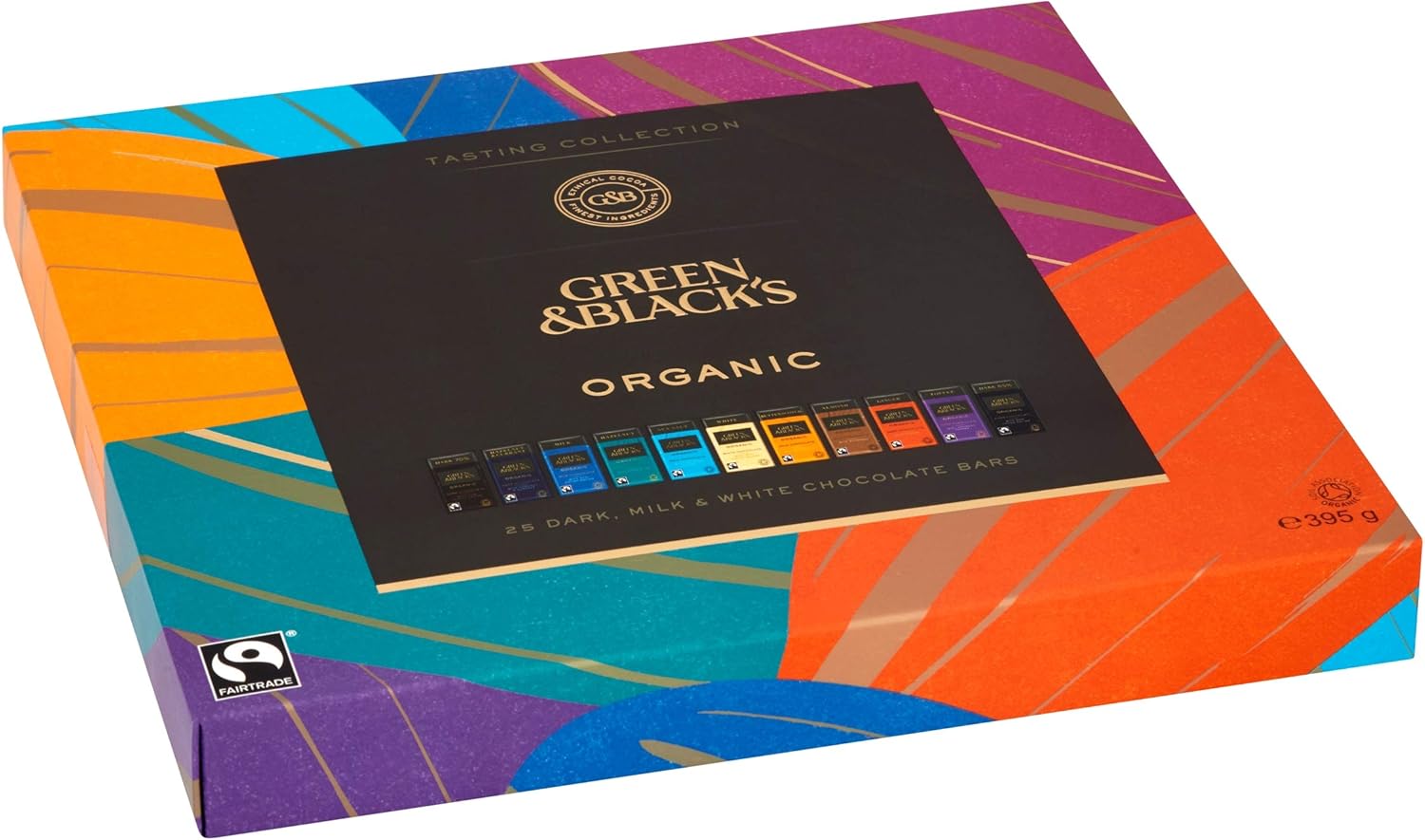 Green & Black's Organic Tasting Collection Chocolate Bars, 395g 9